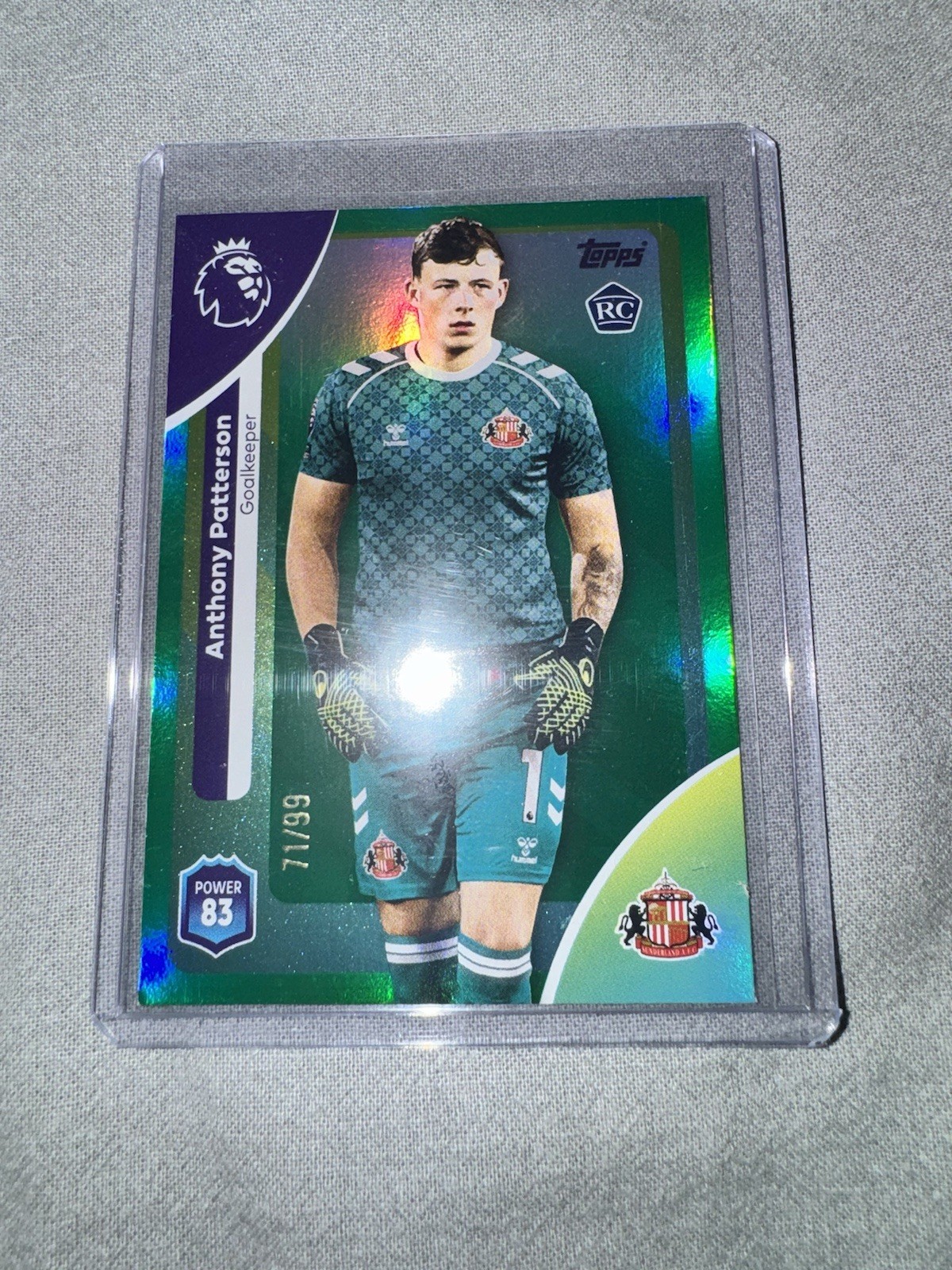 Nathan Patterson Sunderland Rookie Numbered 71/99 Topps 2026 Premier League for sale on Ebay