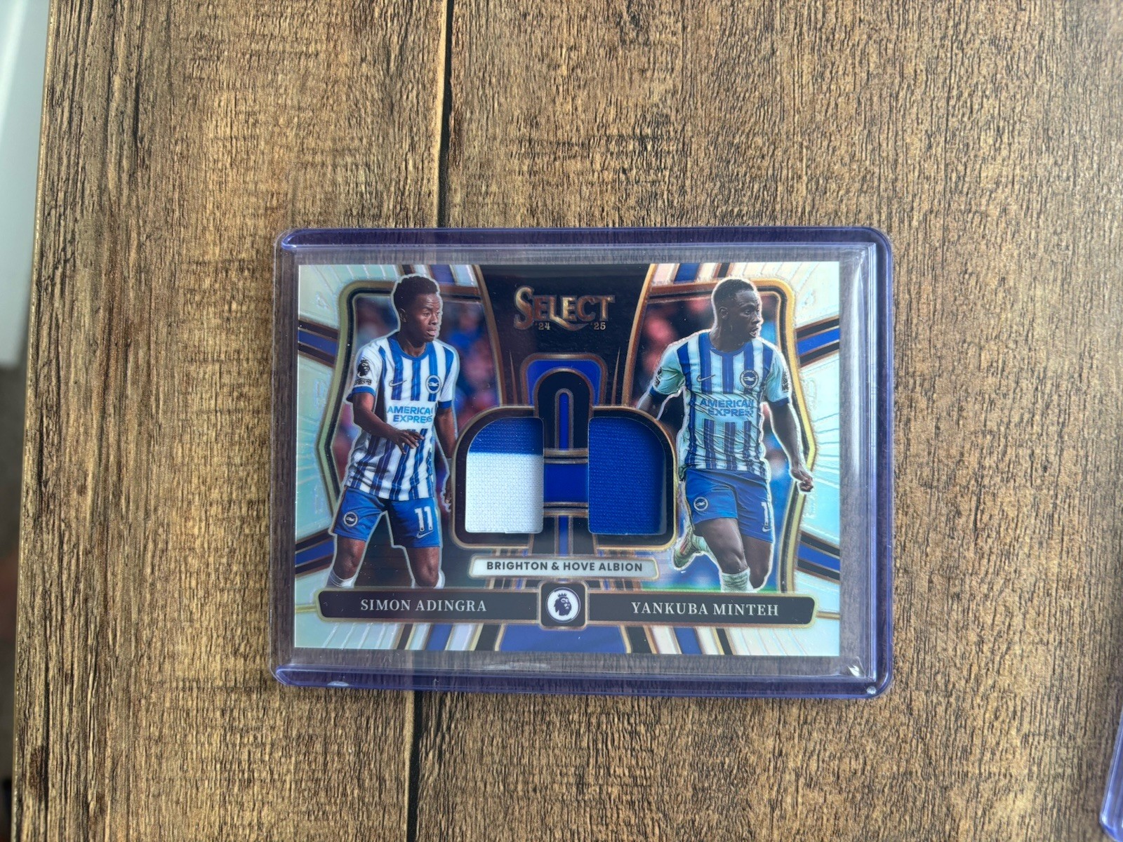 Panini Select Premier League 2024/25 Brighton Adingra & Minteh Dual Patch for sale on Ebay
