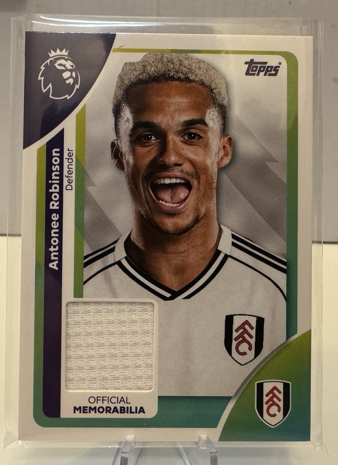 Topps 2025-26 Antonee Robinson Patch Fulham FC for sale on Ebay
