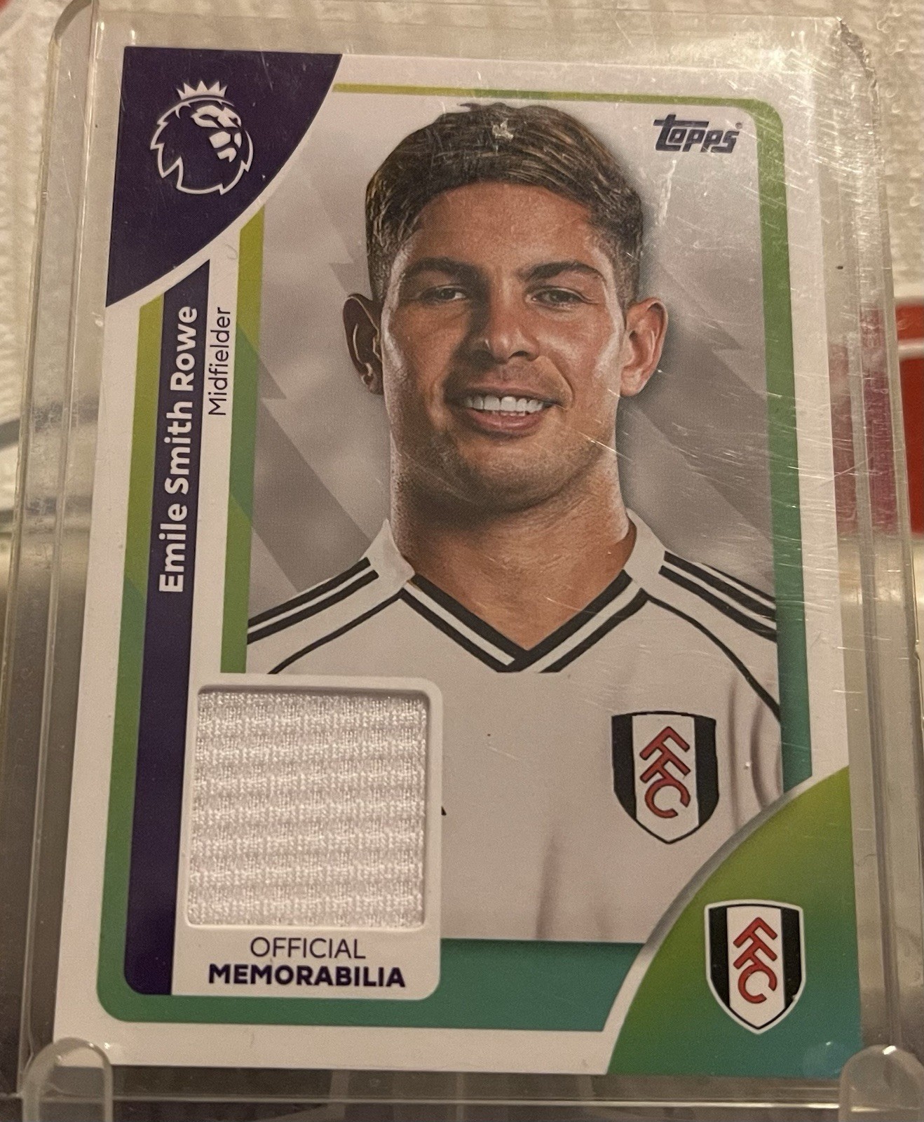 Topps Premier League 2025/26 Emile Smith Rowe Player Worn Patch Fulham for sale on Ebay