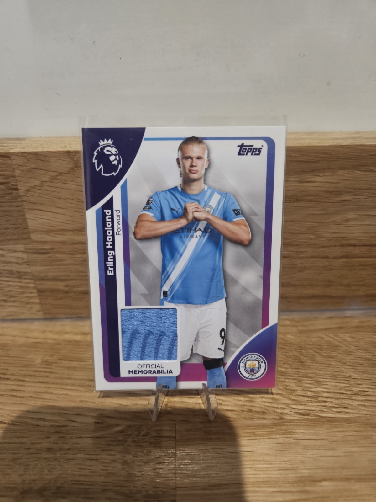Erling Haaland - Topps Premier League 2026 - Patch worn mem  Manchester City for sale on Ebay