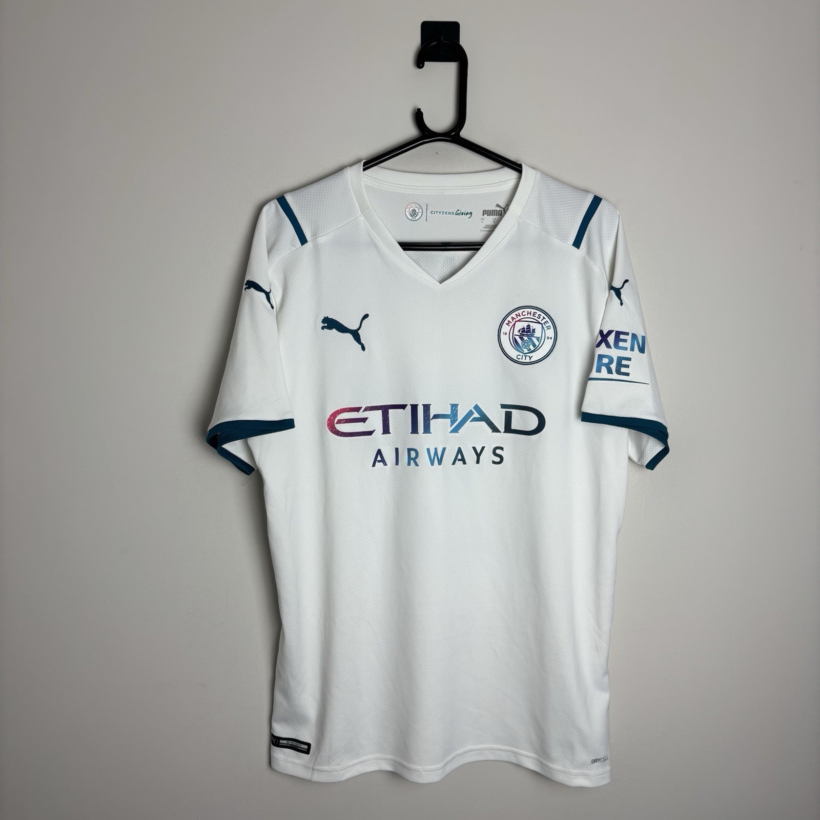 Manchester City Football Shirt Jersey 2021/22 Away (L) for sale on Ebay