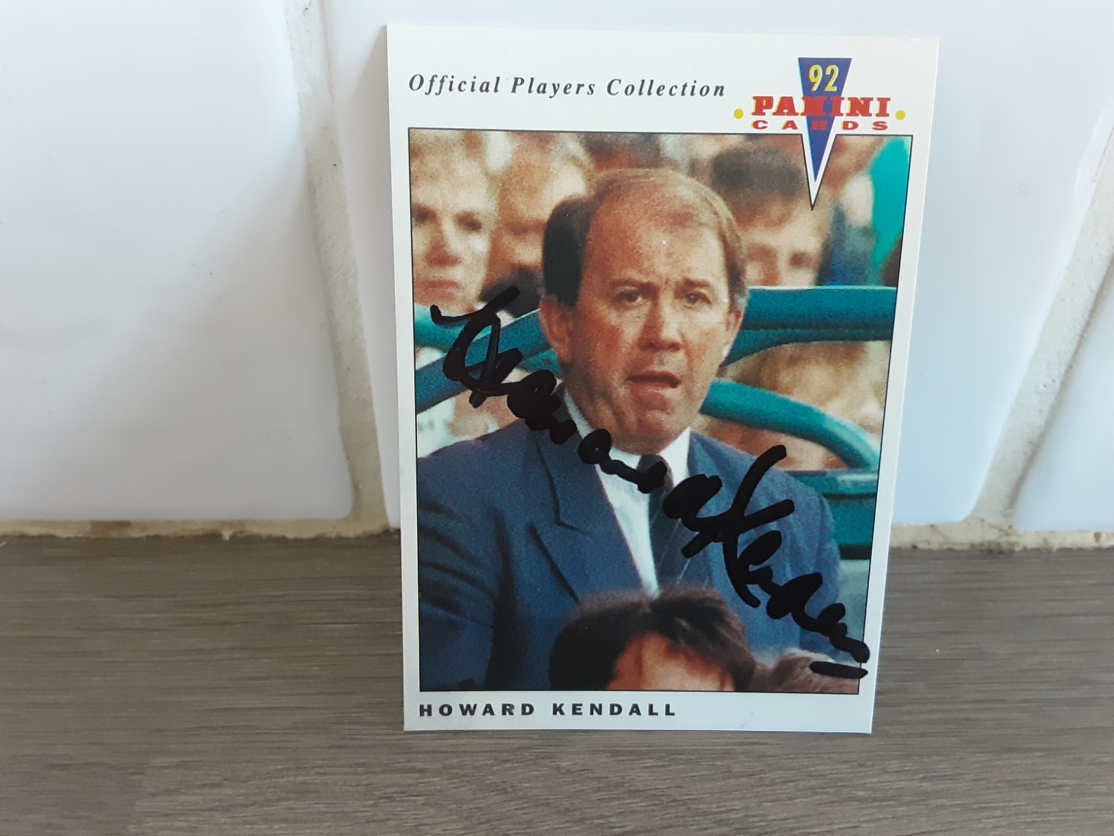 EVERTON - HOWARD KENDALL Hand Signed Panini Players 92 Football trade card  for sale on Ebay