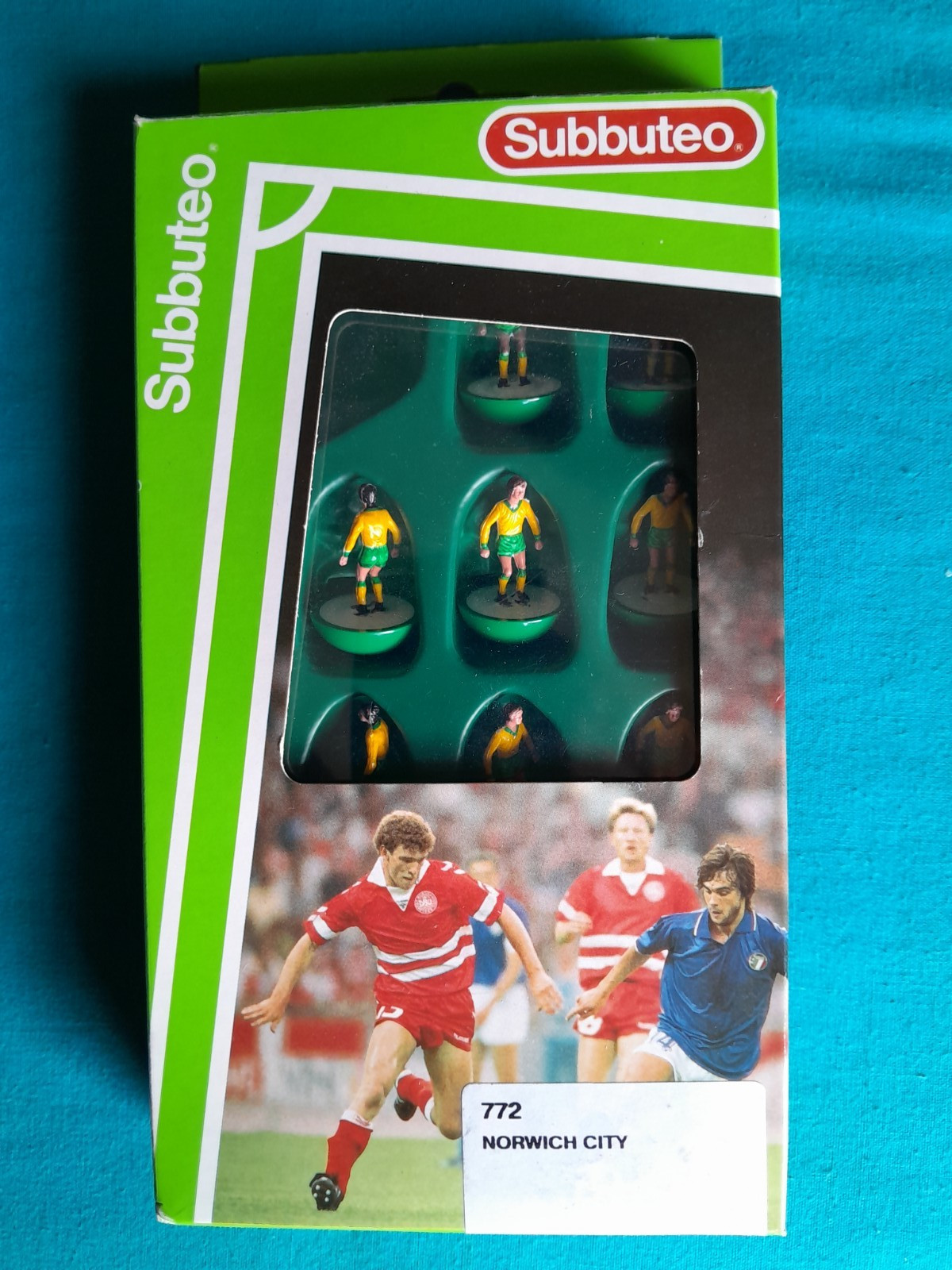 VINTAGE SUBBUTEO NORWICH CITY TEAM IN ORIGINAL BOX for sale on Ebay