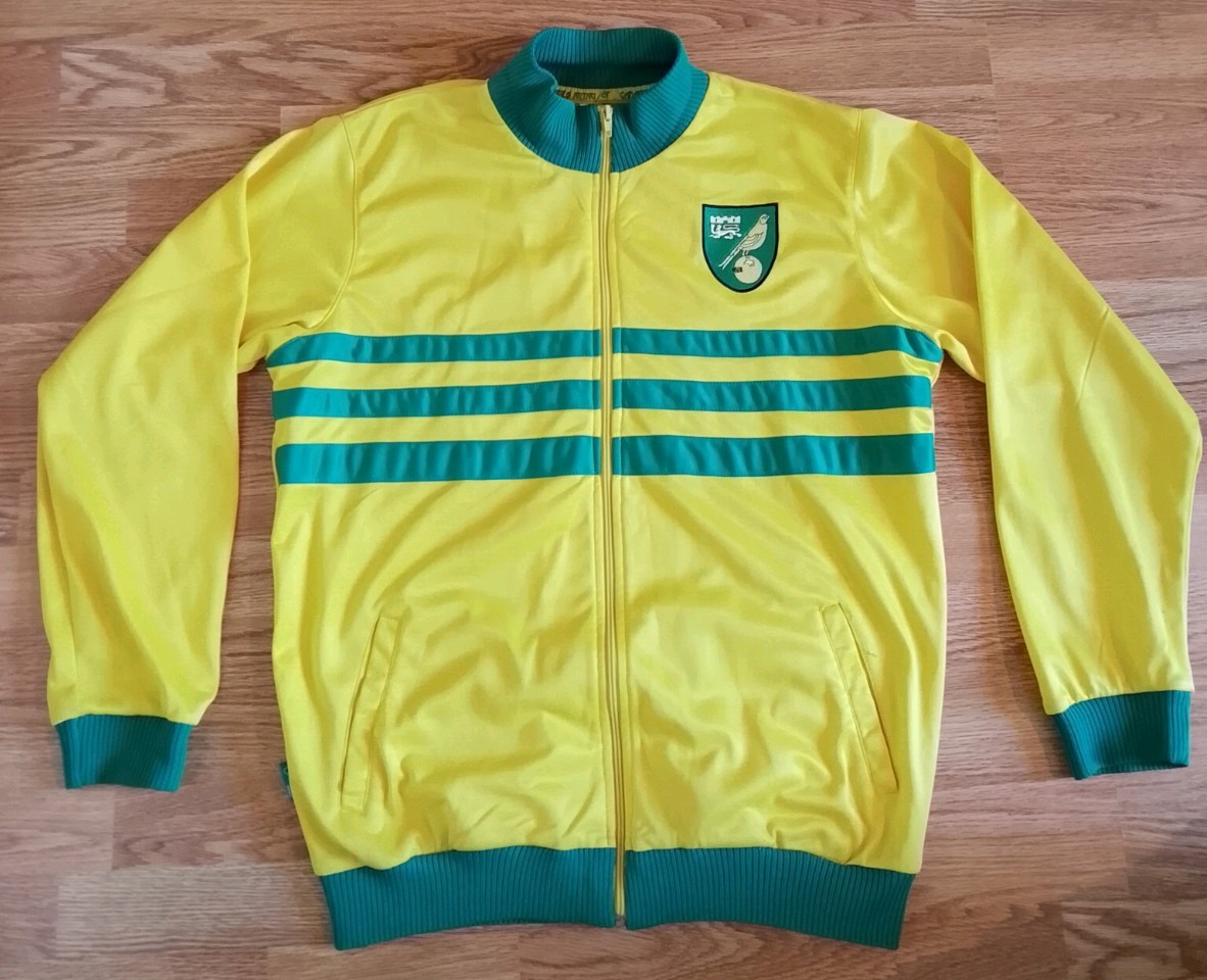 Norwich City Retro Jacket XL for sale on Ebay