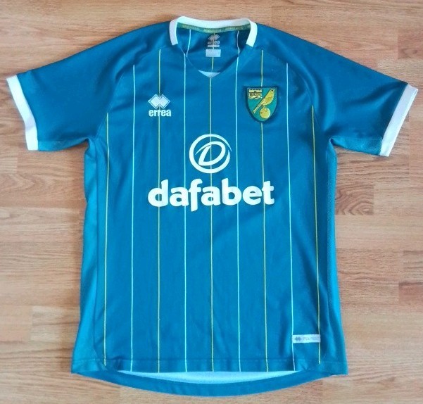MEN'S ERREA FC NORWICH CITY 2020/2021 AWAY SOCCER FOOTBALL SHIRT JERSEY SIZE M for sale on Ebay