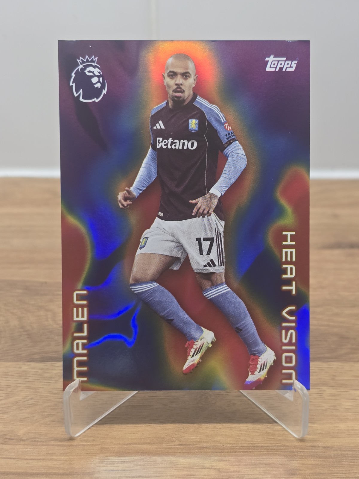 Topps Premier League 2026 - Donyell Malen Aston Villa Heat Vision CASE HIT #HV2 for sale on Ebay