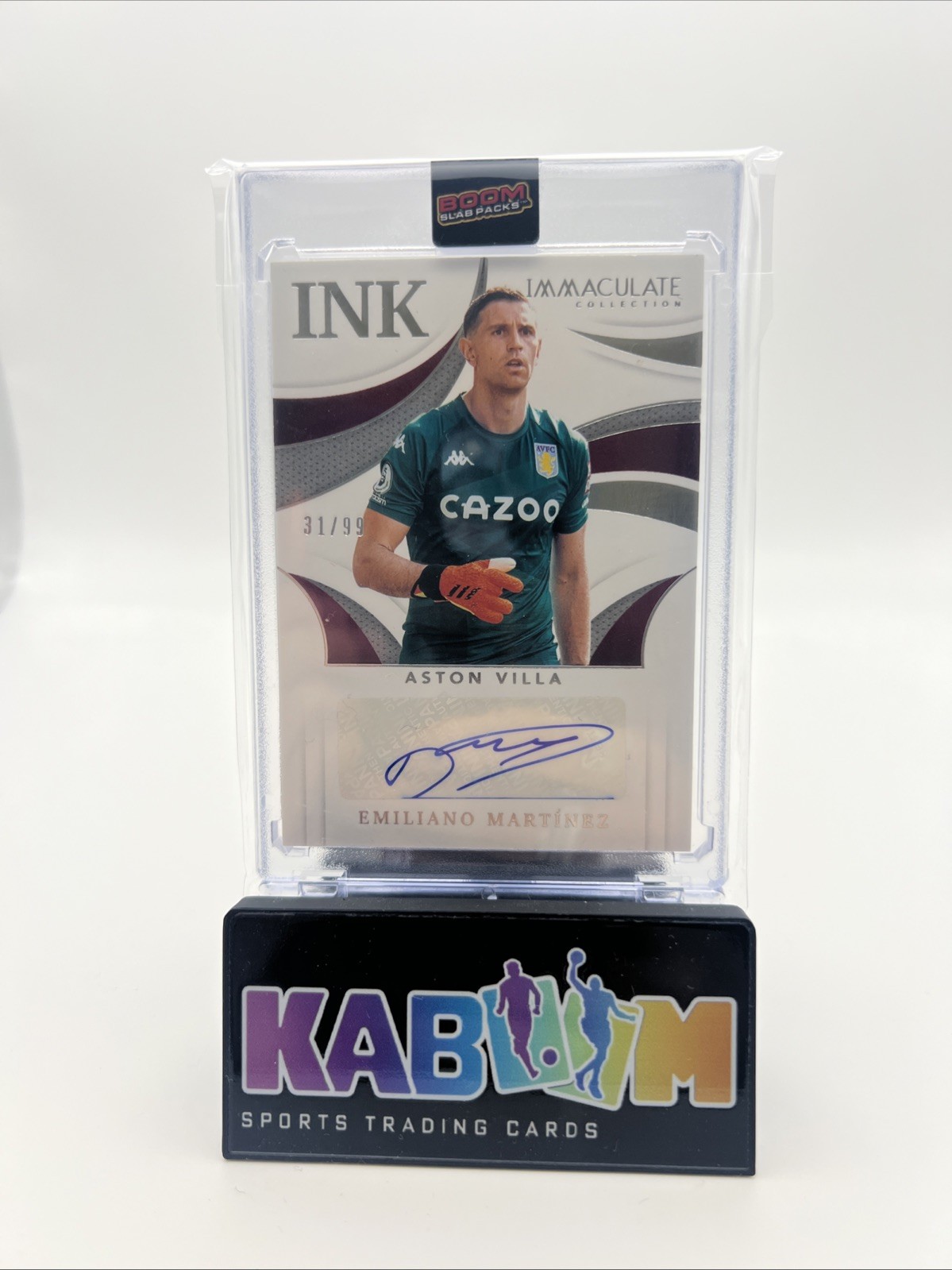 Emiliano Martinez Autograph /99 Panini Immaculate 2021 Aston Villa for sale on Ebay