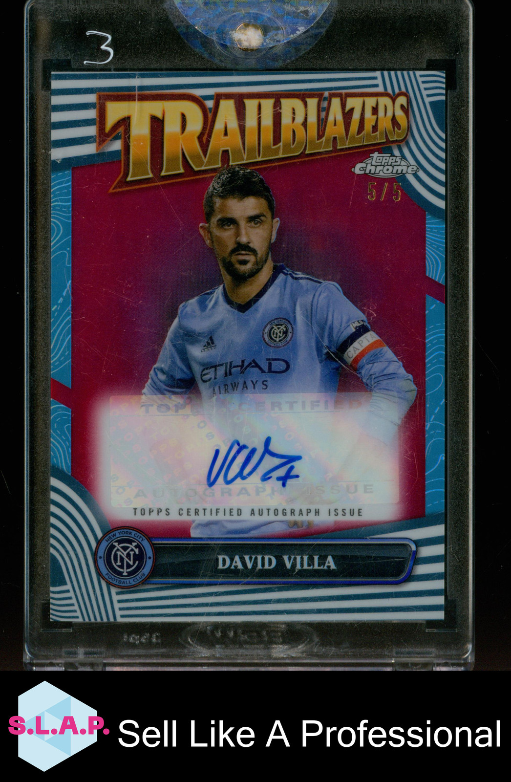 DAVID VILLA 5/5 TA-DV TOPPS CHROME TRAILBLAZERS MLS NEW YORK CITY 2025 ENG AUTO for sale on Ebay