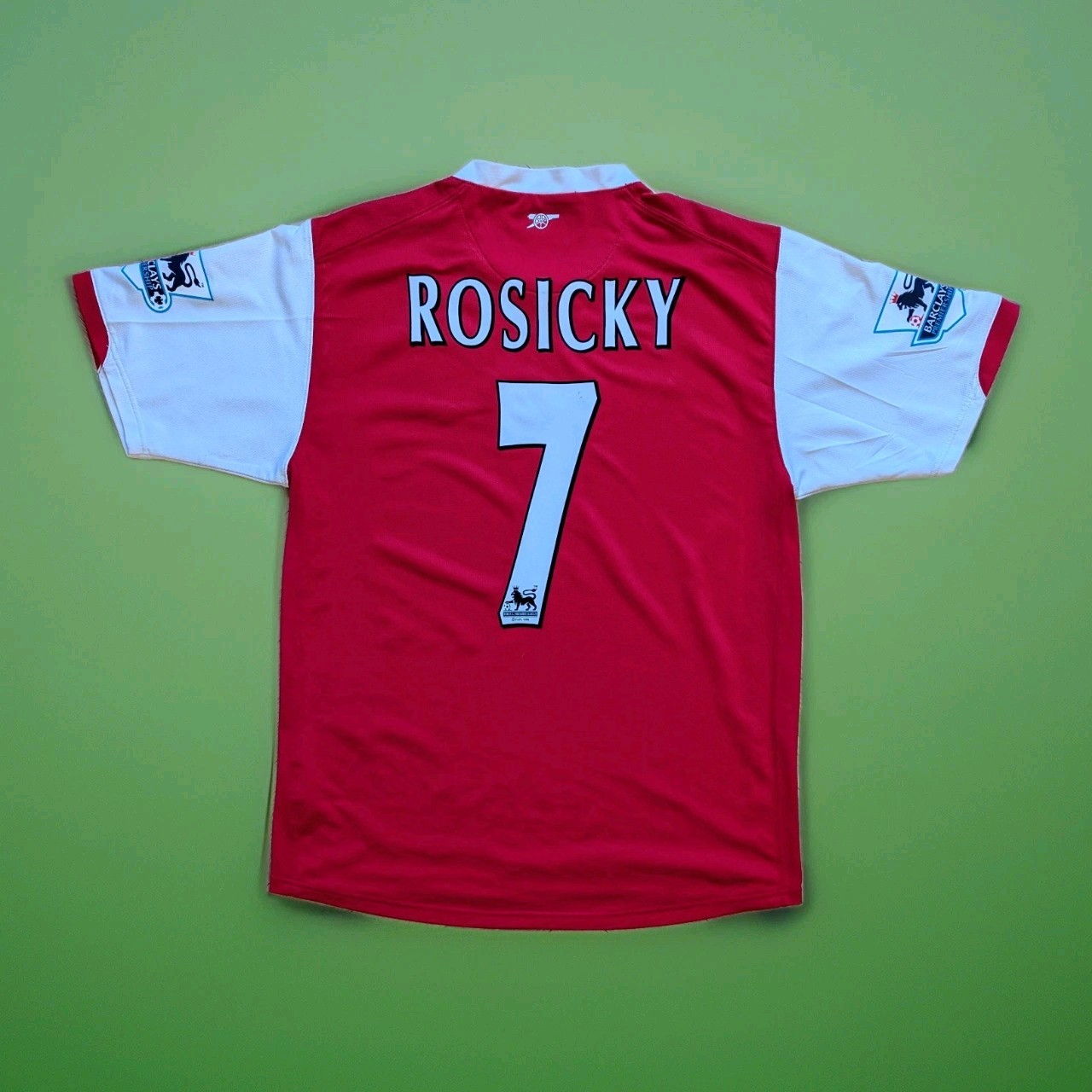 Arsenal Football Shirt 2006 2007 2008 M Rosicky Nike Authentic Soccer Jersey  for sale on Ebay