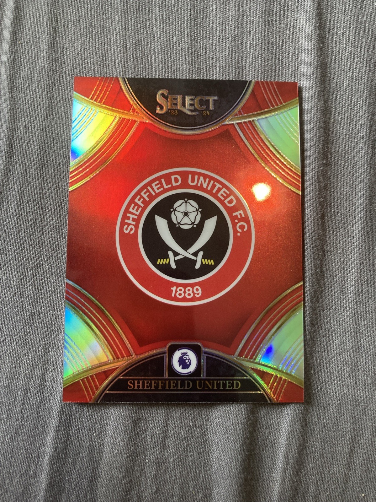 CLUB CREST CASE HIT - SHEFFIELD UNITED - 2023/24 PANINI SELECT SOCCER for sale on Ebay