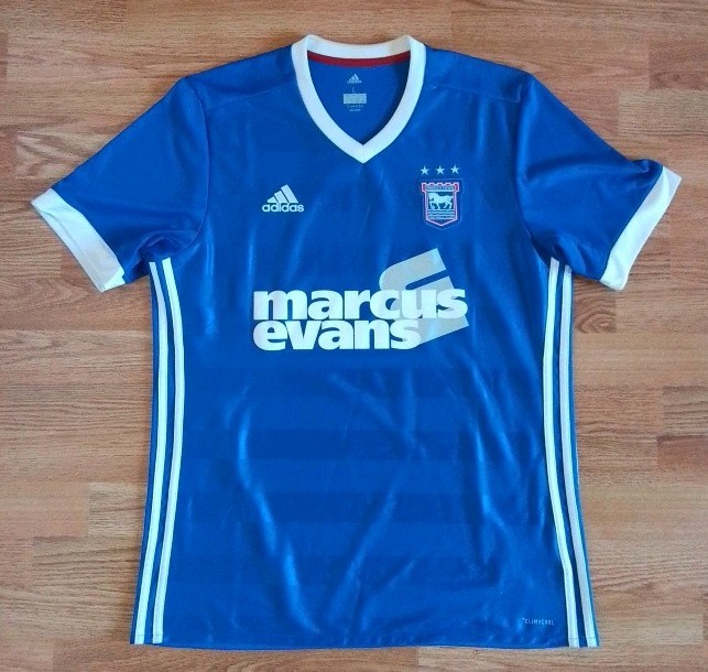 Ipswich Town 2017-2018 Home Football Shirt Size Large for sale on Ebay