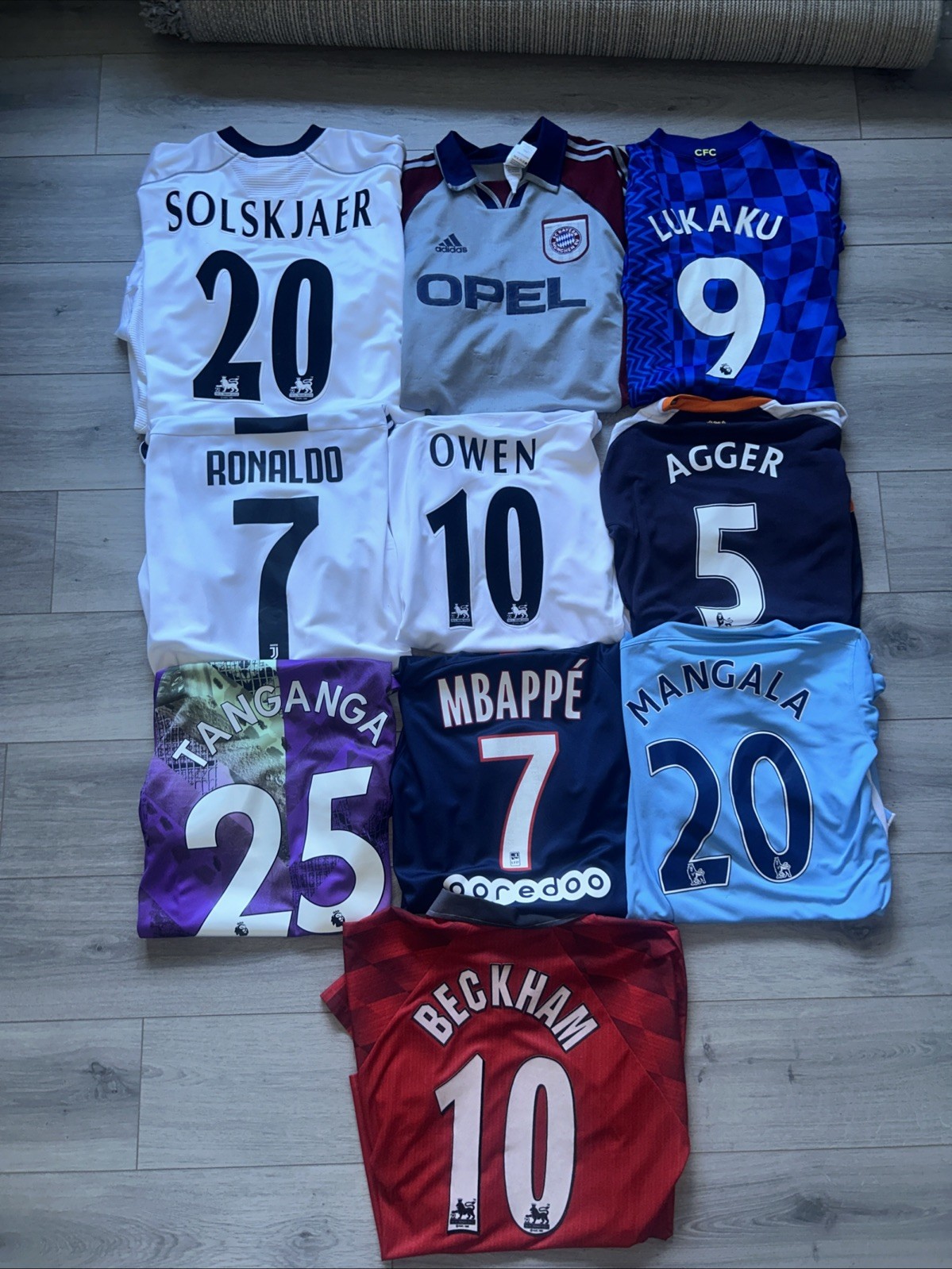 Bundle Of 10 Men’s Football Shirt Ranging From Poor To Good Condition BARGAIN !! for sale on Ebay