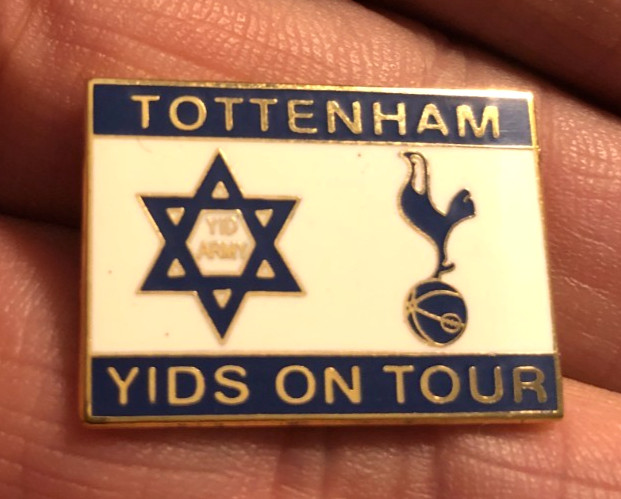 RARE TOTTENHAM SPURS HOOLIGANS ON TOUR  ENAMEL PIN BADGE for sale on Ebay