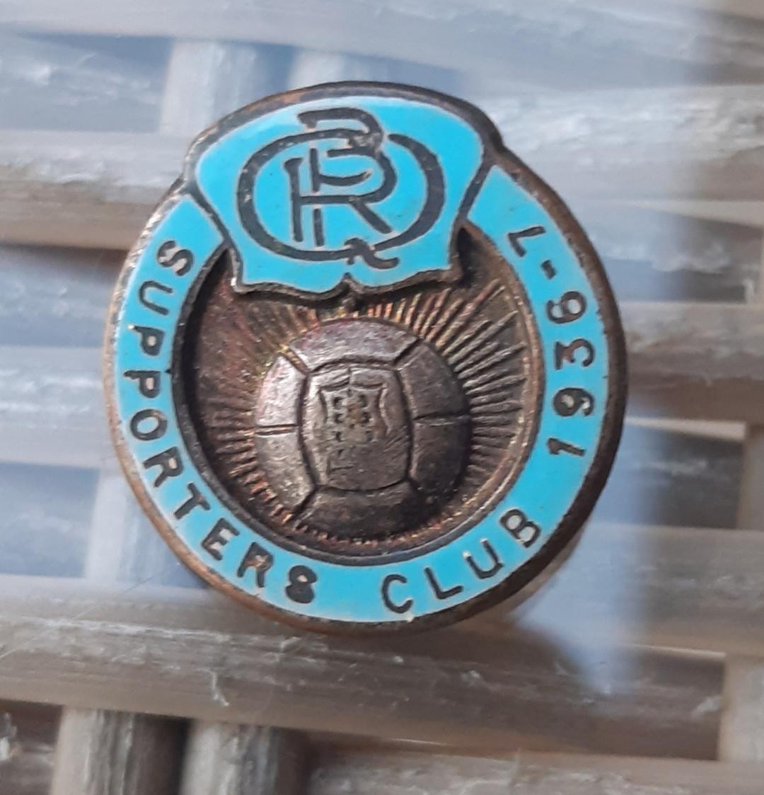 OLD VINTAGE QPR QUEENS PARK RANGERS F.C SUPPORTERS CLUB BADGE 1936-37 SEASON. for sale on Ebay
