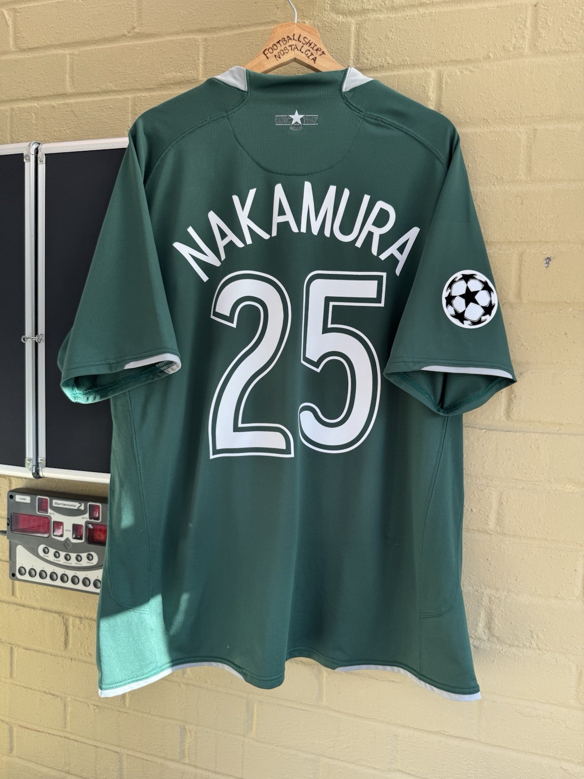 Celtic 2007-08 Away Football Shirt Men’s XXL #25 NAKAMURA Champions League for sale on Ebay