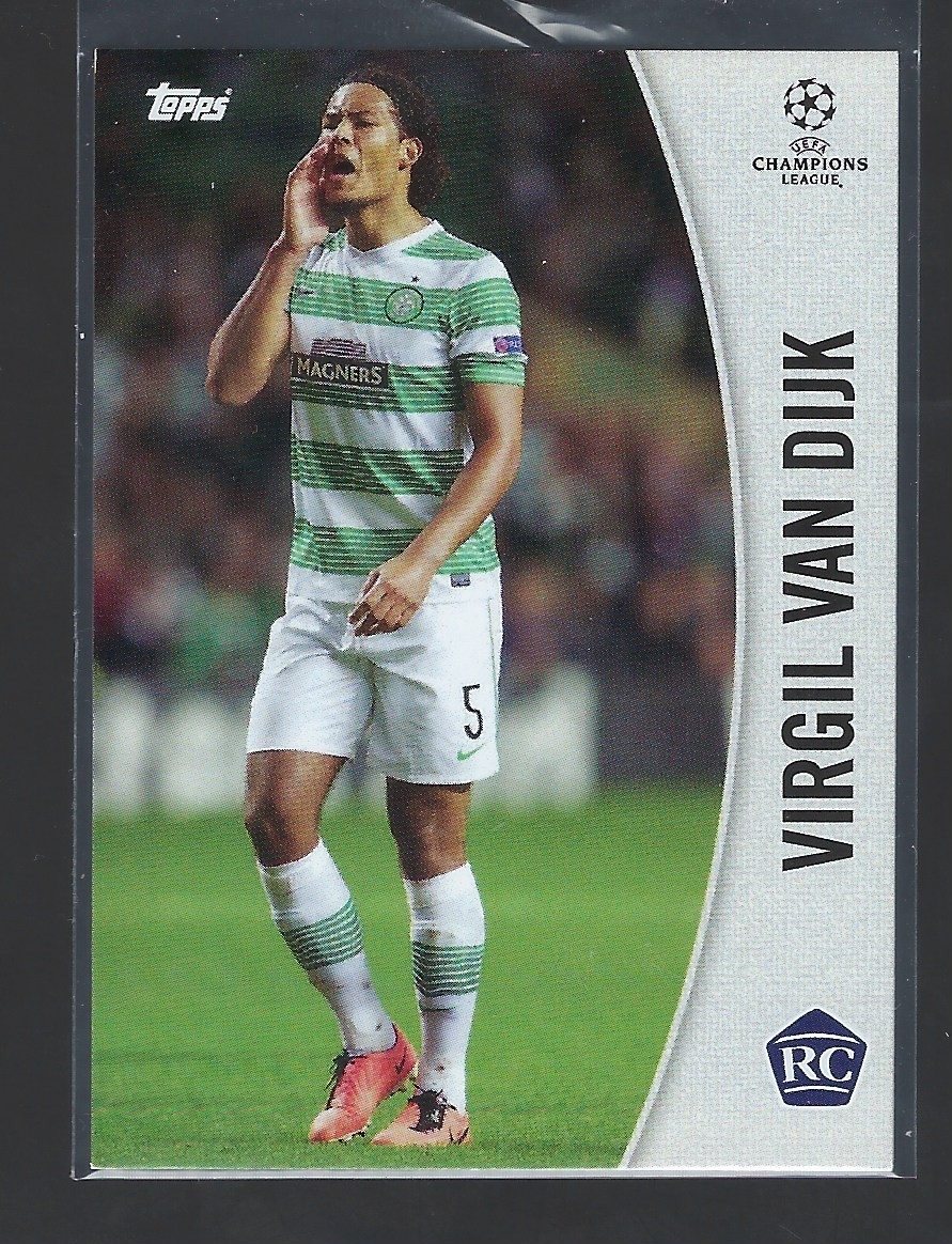 TOPPS 2021 - VIRGIL VAN DIJK  - LIVERPOOL , CELTIC - THE LOST ROOKIE CARD for sale on Ebay