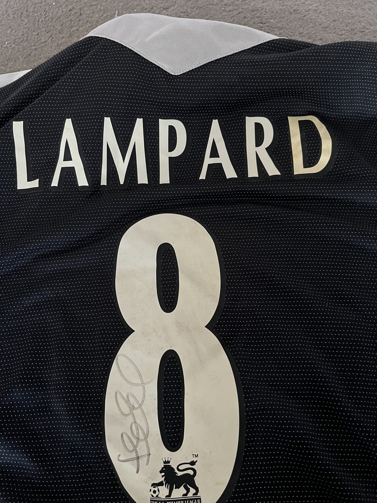 Frank Lampard Signed Shirt XXL 2004/05 Away Kit Chelsea FC Official Store for sale on Ebay
