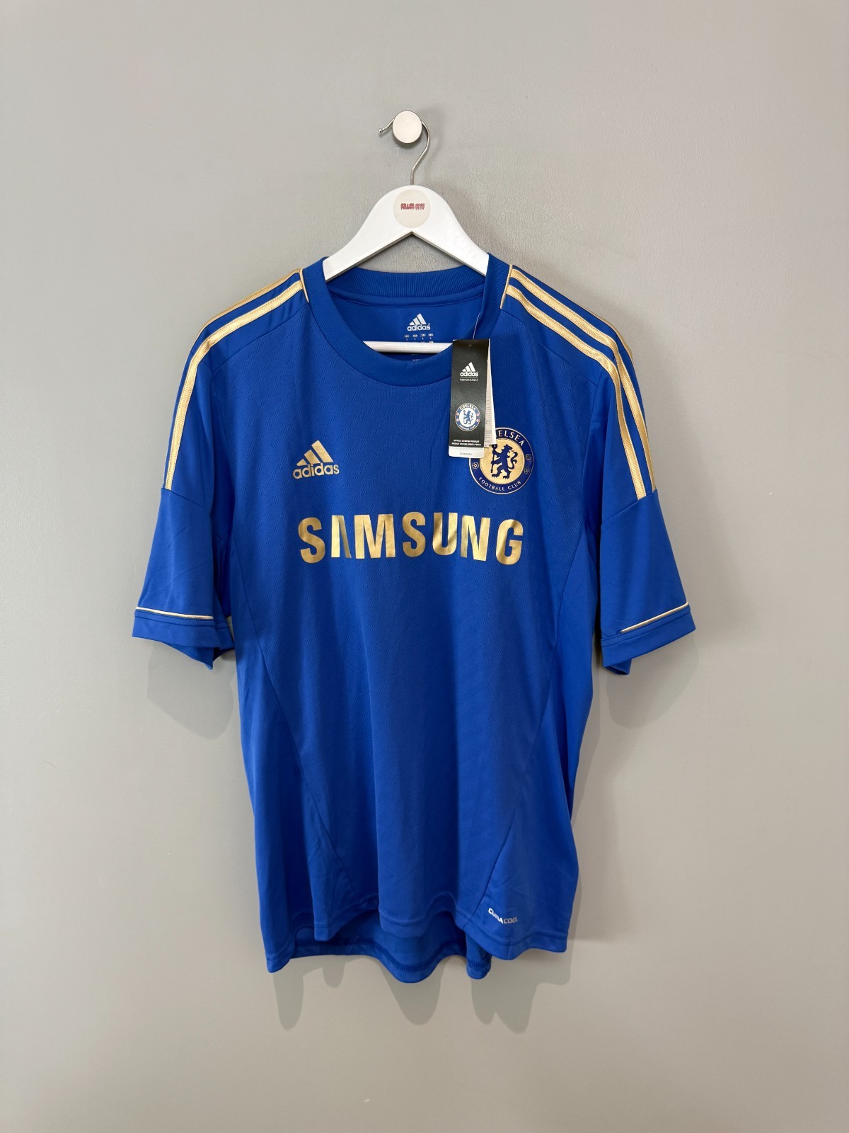 CHELSEA 2012/13 HOME SHIRT  (size L)  ADIDAS ORIGINAL VINTAGE FOOTBALL SHIRT for sale on Ebay