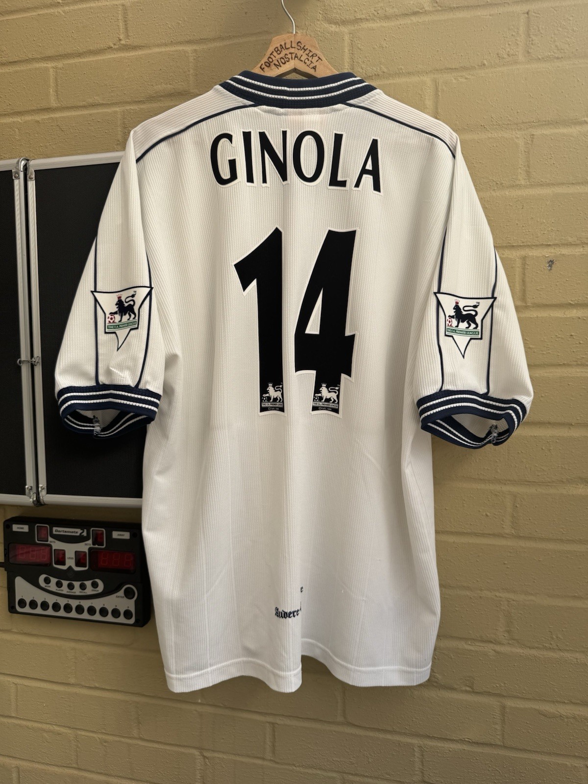 Tottenham Hotspur 1997-99 Home Football Shirt Men’s XL #14 GINOLA for sale on Ebay