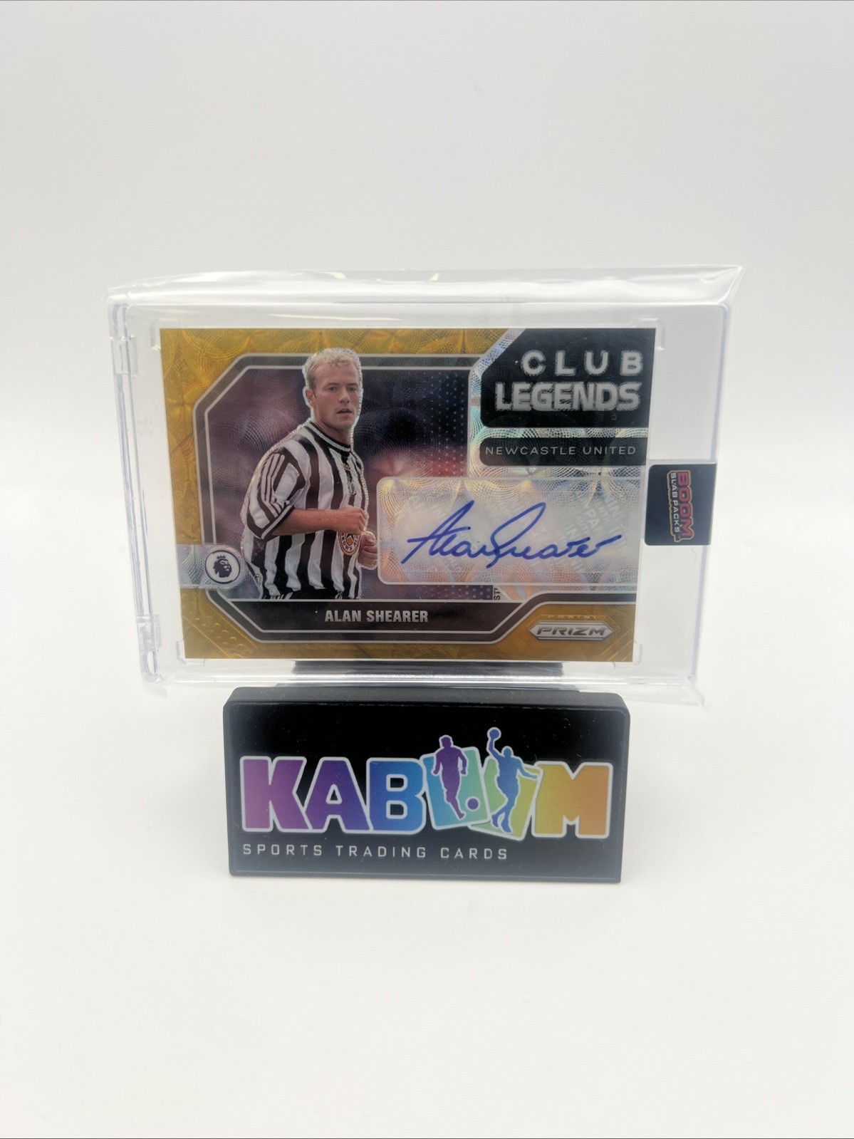 Alan Shearer Autograph /10 Gold Panini Prizm 2021-22 Newcastle Club Legends for sale on Ebay