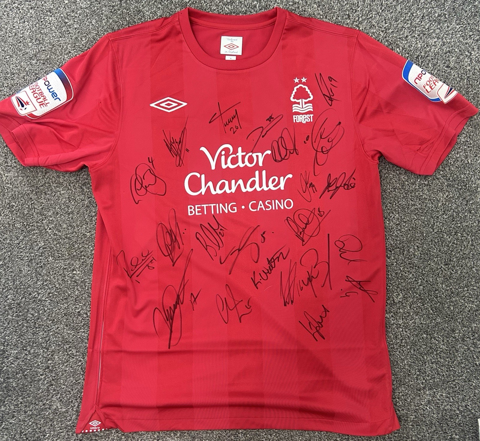 Nottingham Forest Signed Shirt. A gift from Nathan Tyson With Photo Proof for sale on Ebay
