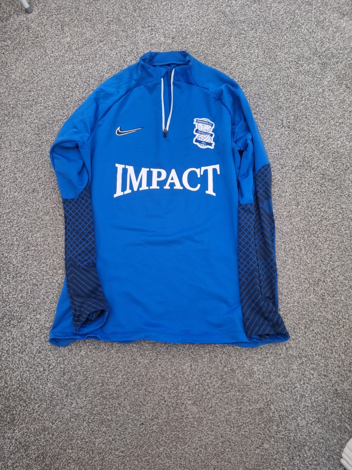 Birmingham City Training 1/4 Zip for sale on Ebay
