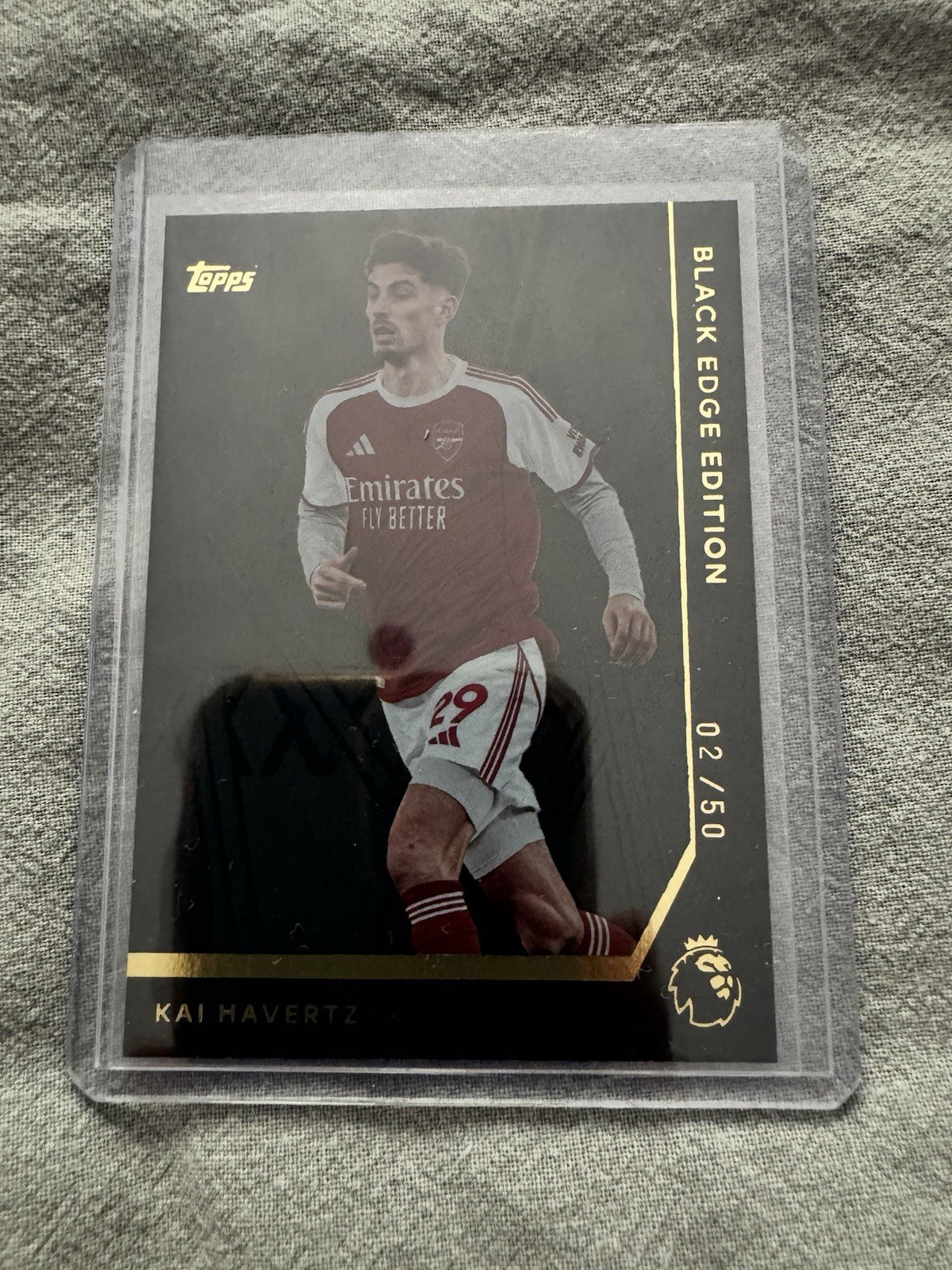 Kai Havertz Black Edge Edition Numbered 2/50 Arsenal Topps 2026 Premier League  for sale on Ebay