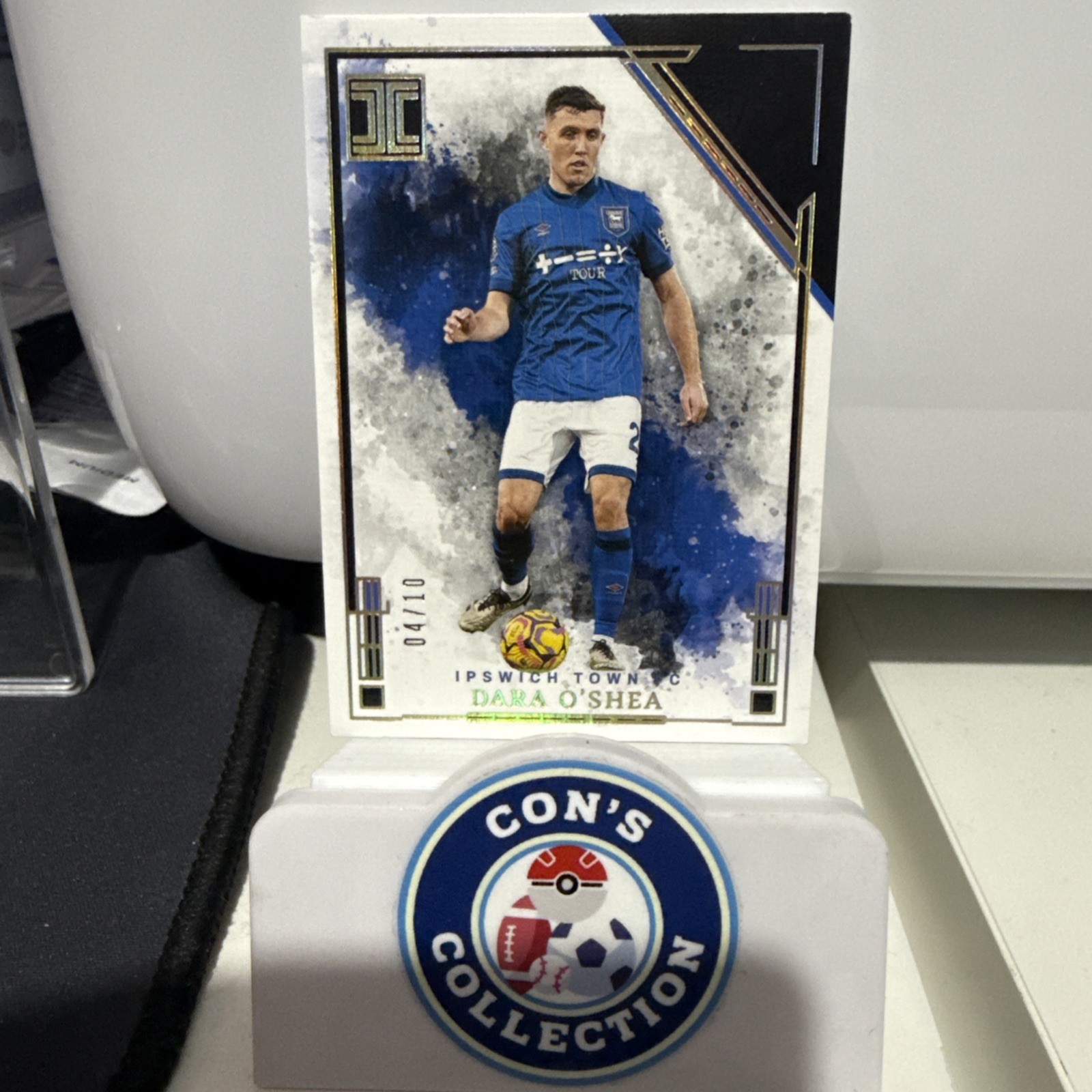 2024-25 Panini Impeccable Dara O'Shea Gold 4/10 Ipswich Town Ireland for sale on Ebay