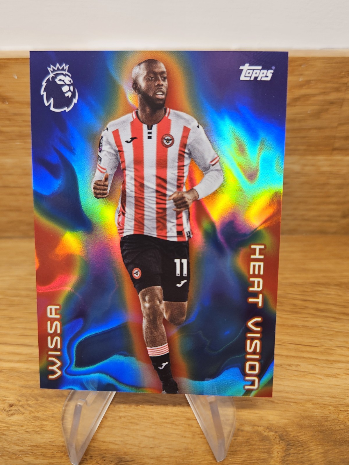 Topps Premier League 2026 Yoane Wissa Heat Vision Card Brentford *CASE HIT* for sale on Ebay