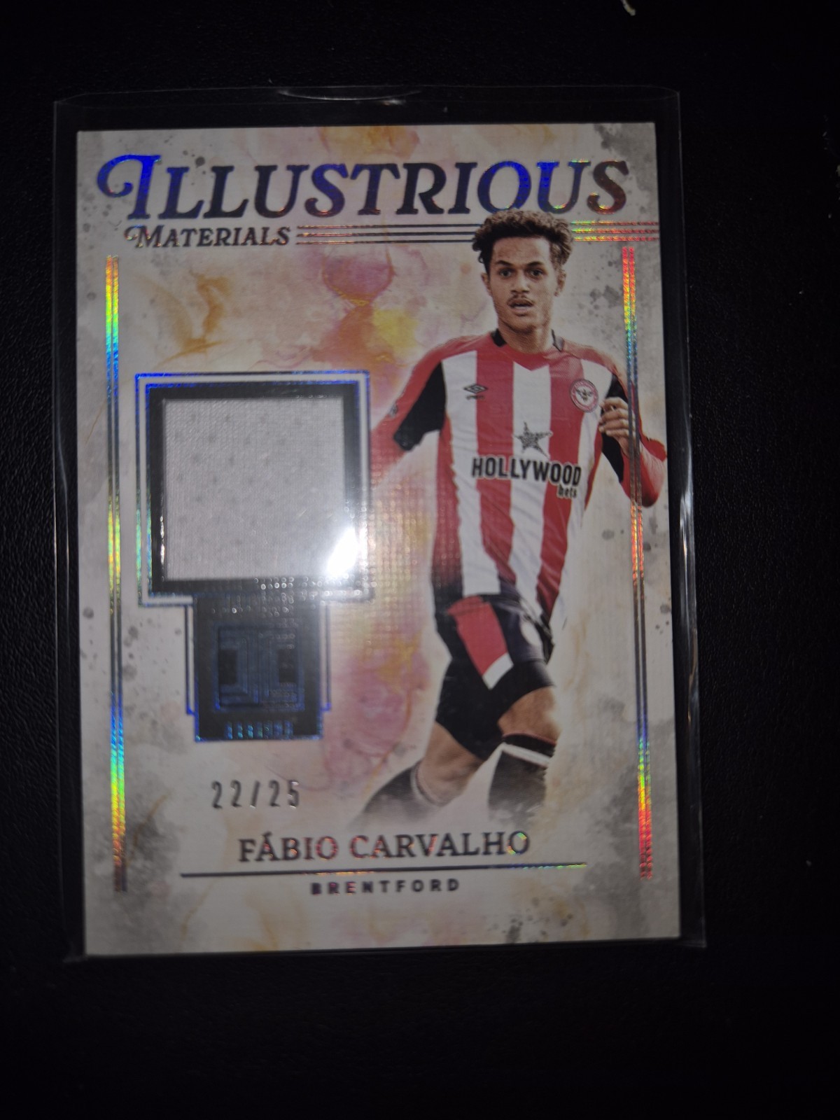 2024-25 Illustrious Materials Fabio Carvalho /25 Brentford for sale on Ebay