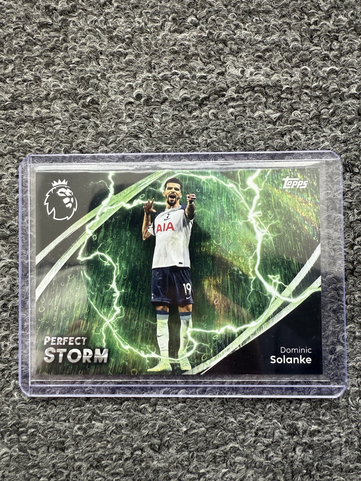 Dominic Solanke Perfect Storm SSP Topps Premier League 25/26 Tottenham Hotspur for sale on Ebay
