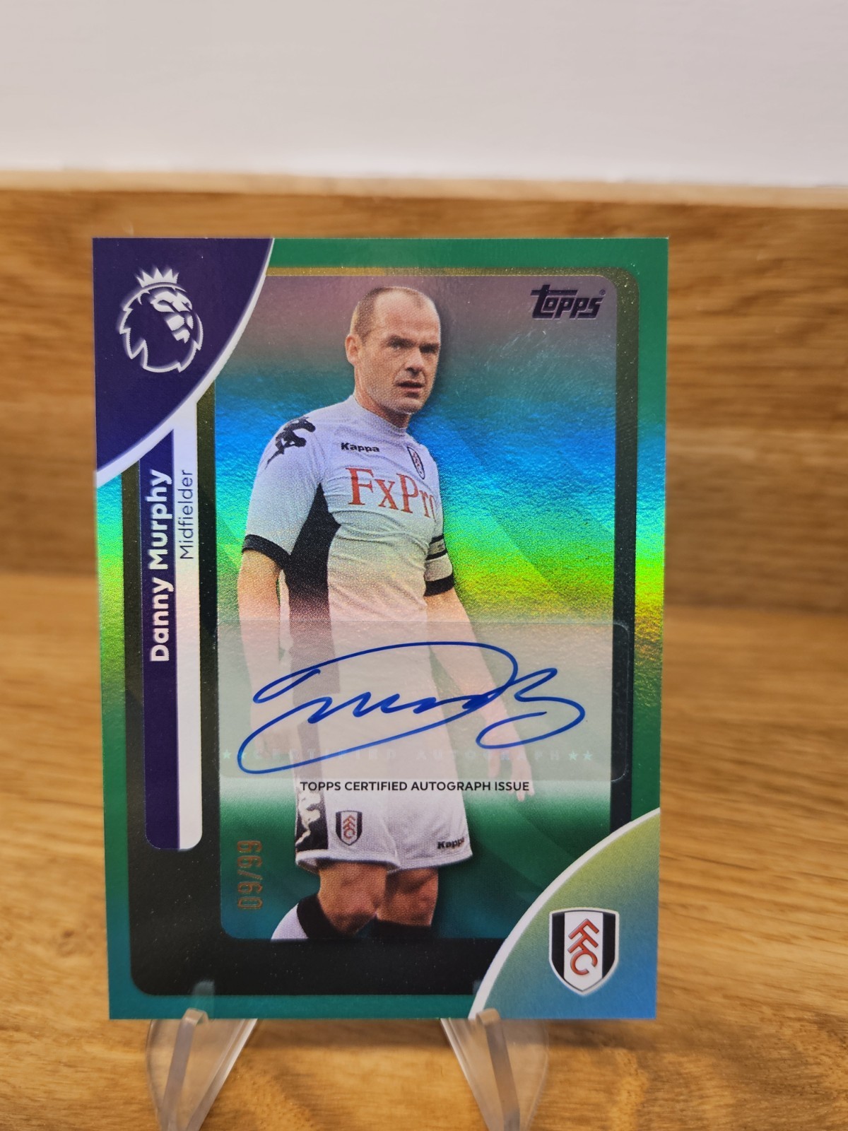 Topps Premier League 2025/2026 Danny Murphy Fulham 9/99 Autograph for sale on Ebay