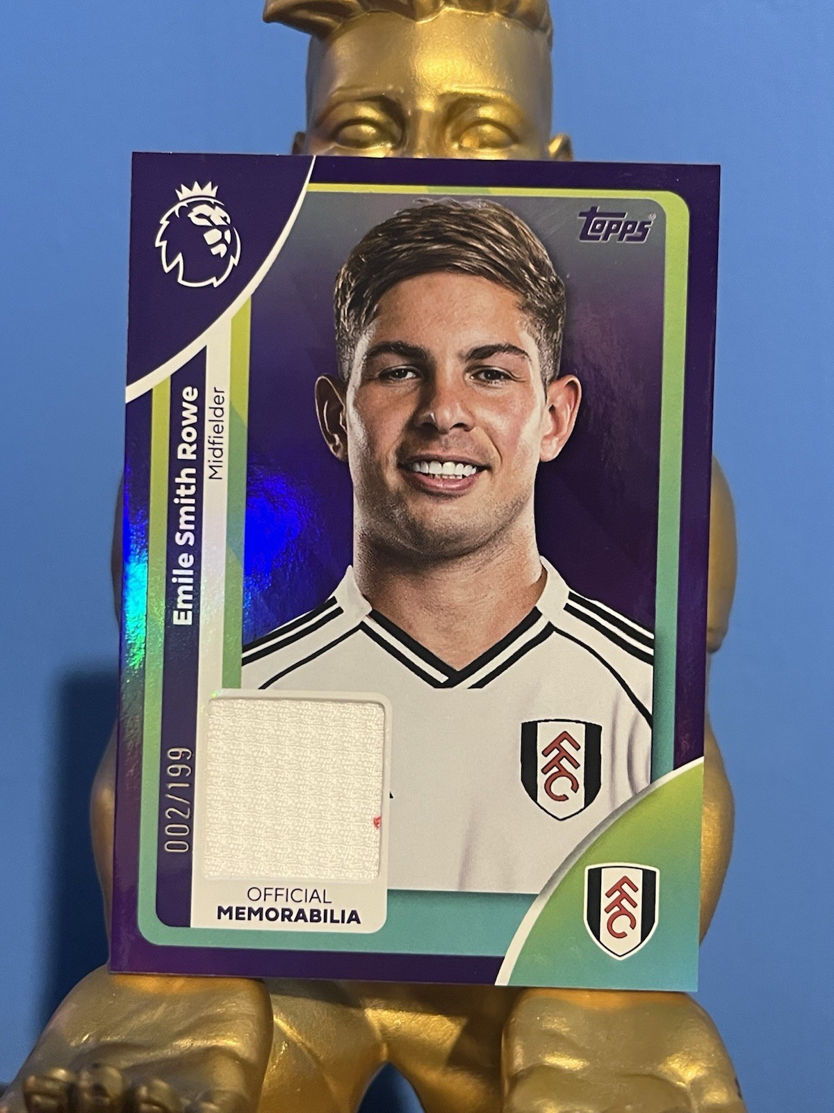 Emile Smith Rowe Player Worn Patch 002/199 Topps Premier League 2026 Fulham for sale on Ebay