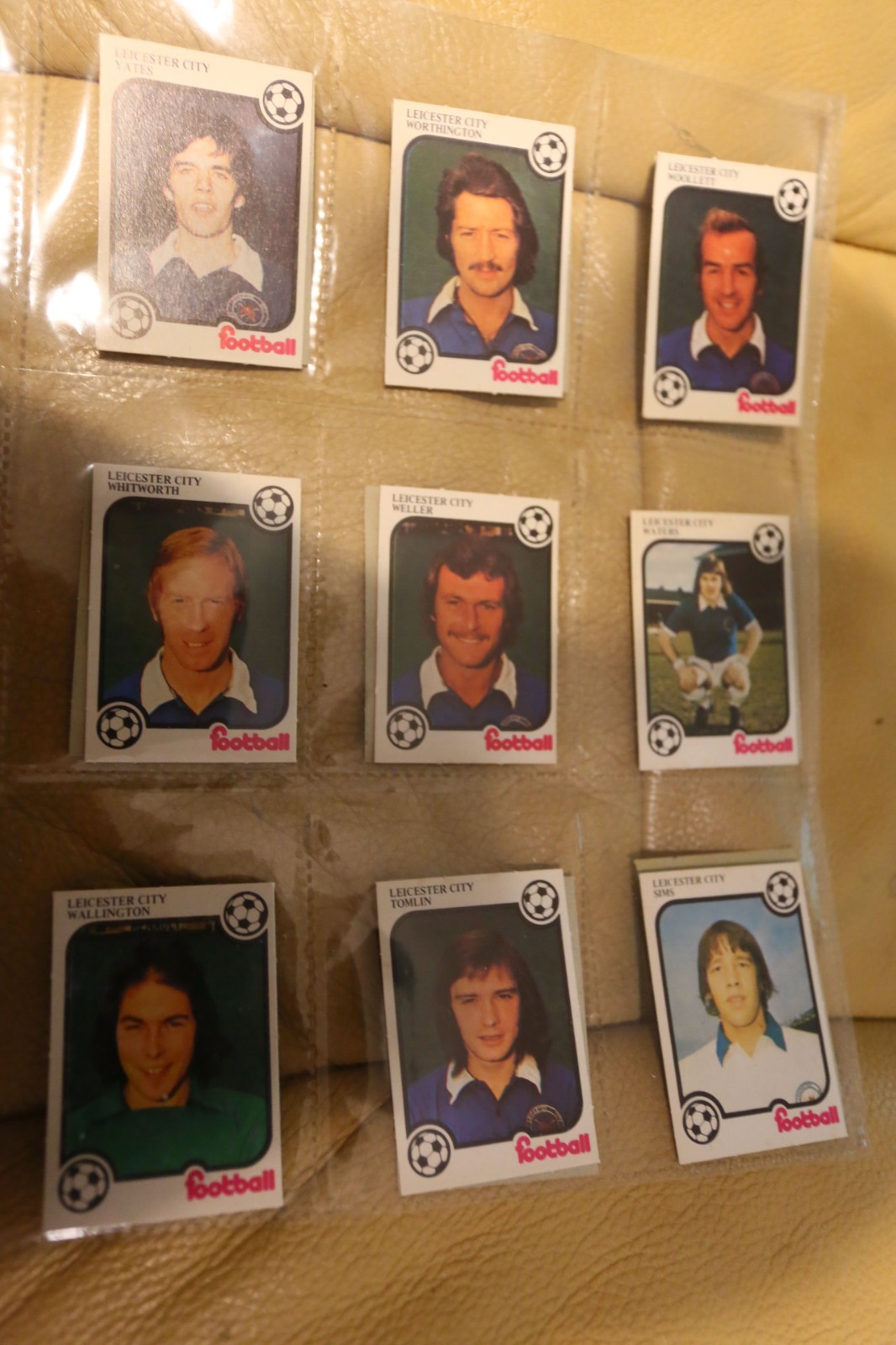 FOOTBALL 1975 MONTY GUM LEICESTER CITY FC COLLECTION ORIGINAL TRADING CARDS for sale on Ebay