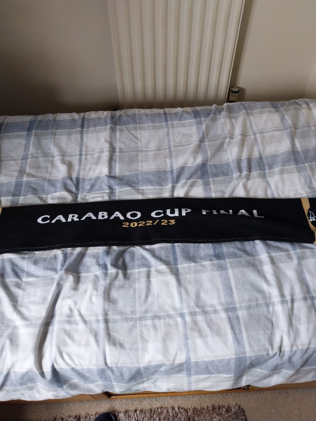 Newcastle United 2023 Carabao Cup Final Souvenir Football Scarf for sale on Ebay
