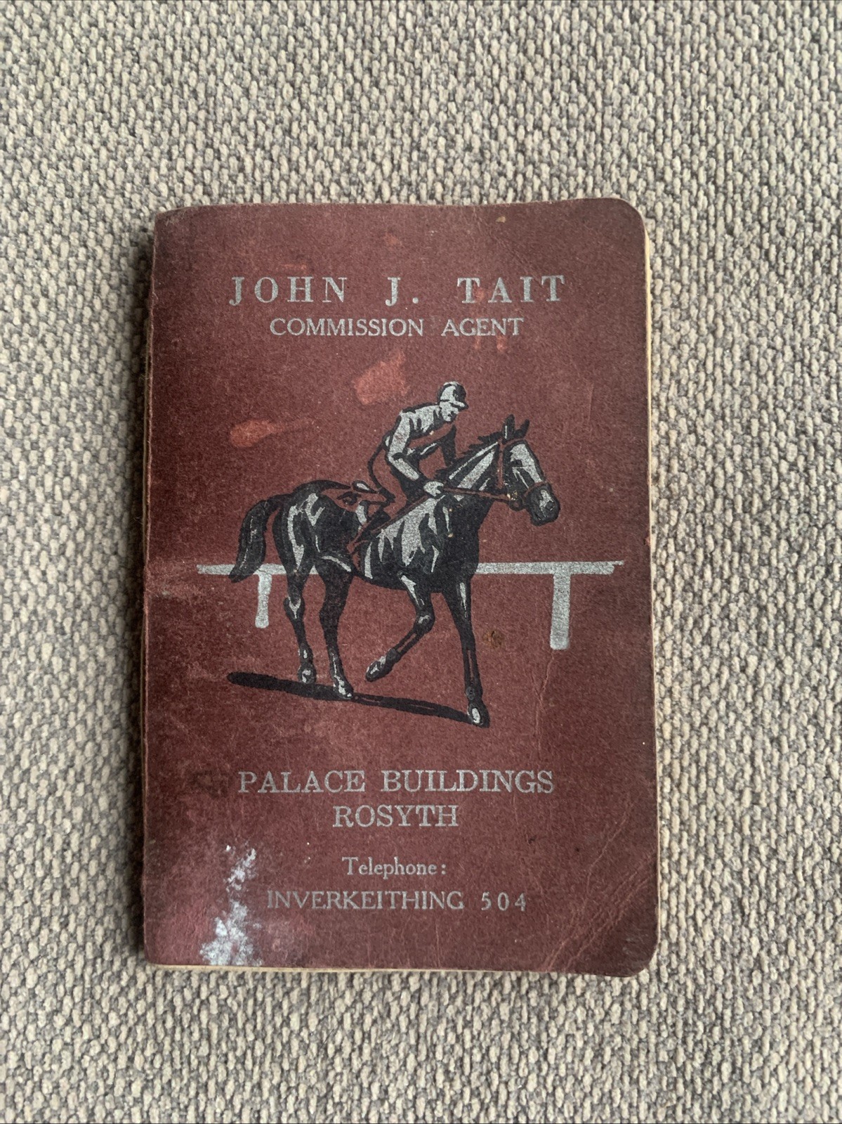 John J Tait Commission Agent Palace Buildings Rosyth Fife Booklet for sale on Ebay
