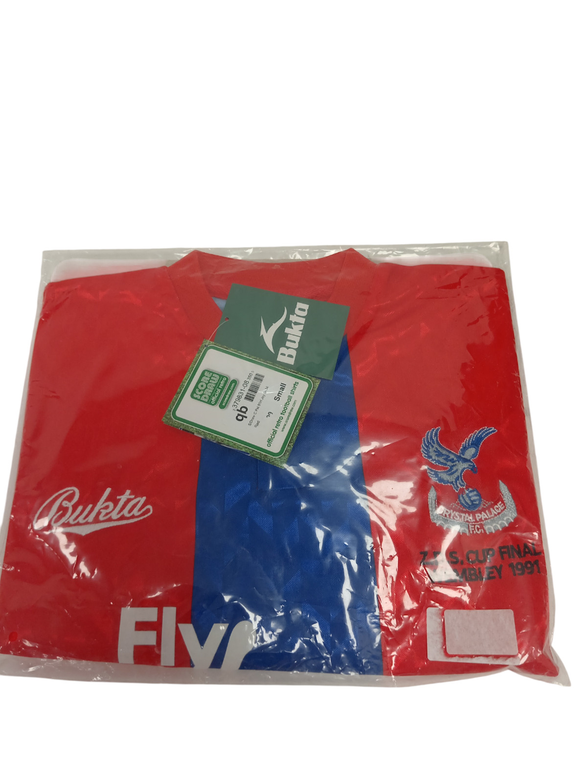 Crystal Palace Scoredraw 1991 ZDS Cup Final Shirt Retro Unopened UK S for sale on Ebay