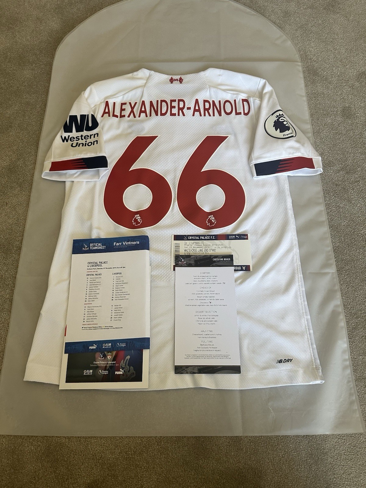 Liverpool NB 2019-20 Match Issue Elite Shirt Alexander-Arnold for sale on Ebay