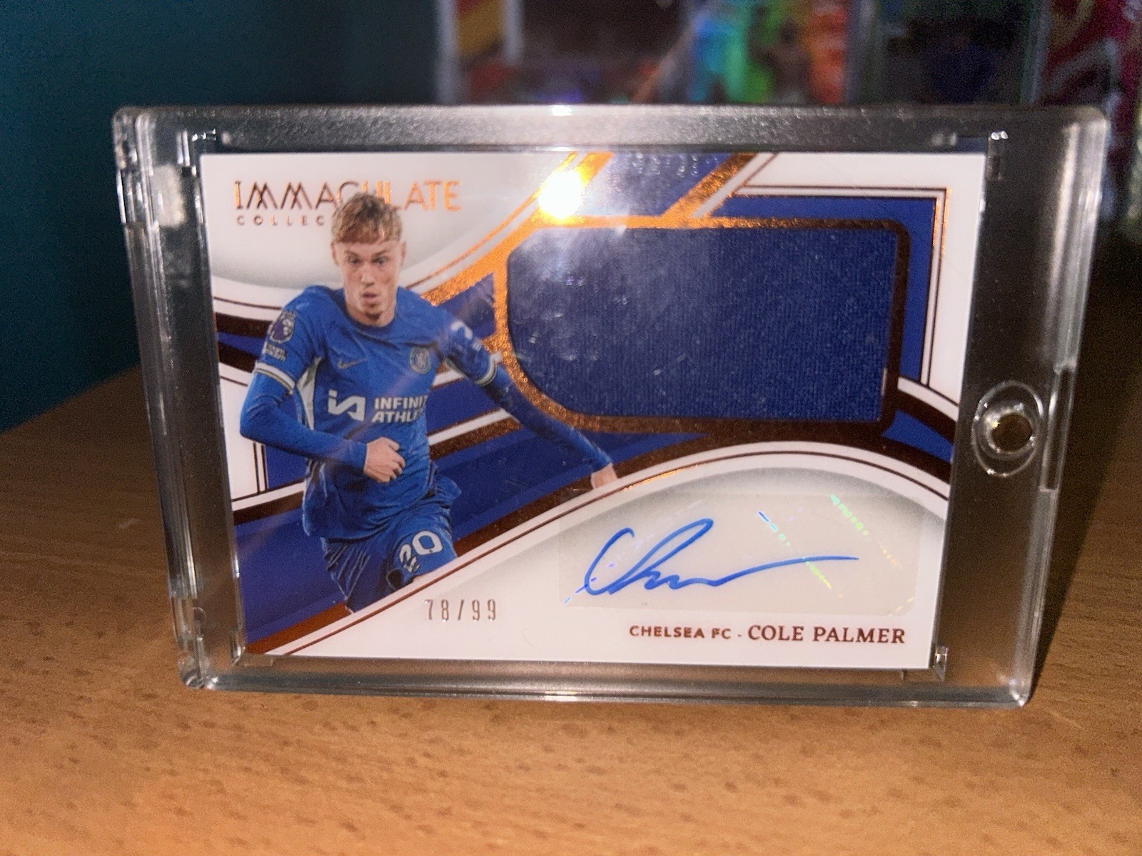 Panini Immaculate Collection Chelsea Cole Palmer 2023/24 Auto Patch /99 for sale on Ebay