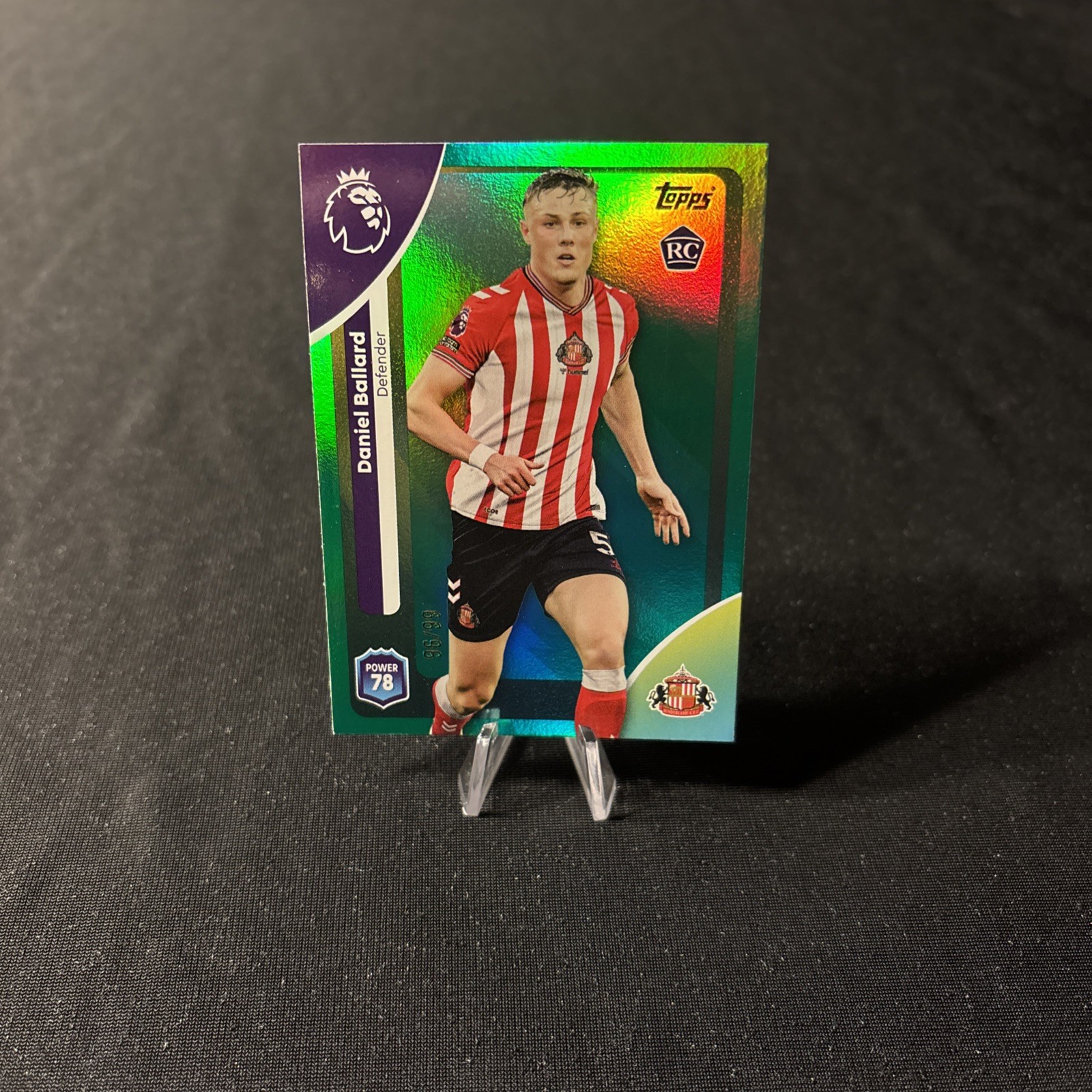 2026 Topps Premier League Dan Ballard RC Green  /99 Sunderland for sale on Ebay