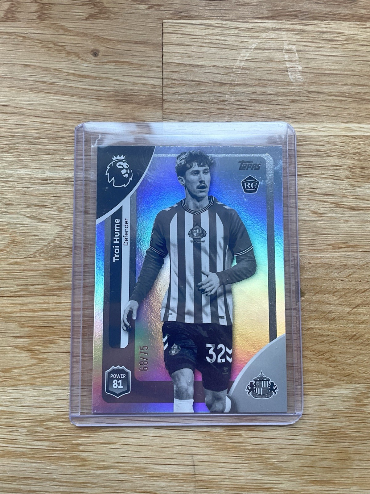 Trai Hume /75 Sunderland Topps Premier League 25/26 for sale on Ebay