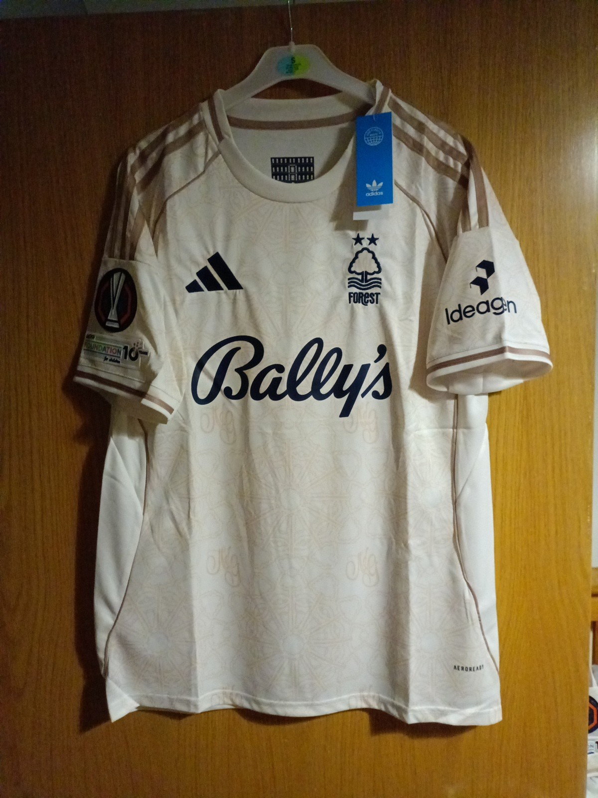Nottingham Forest Away Shirt 25/26 Adidas Size L Europa League Edition BNWT for sale on Ebay