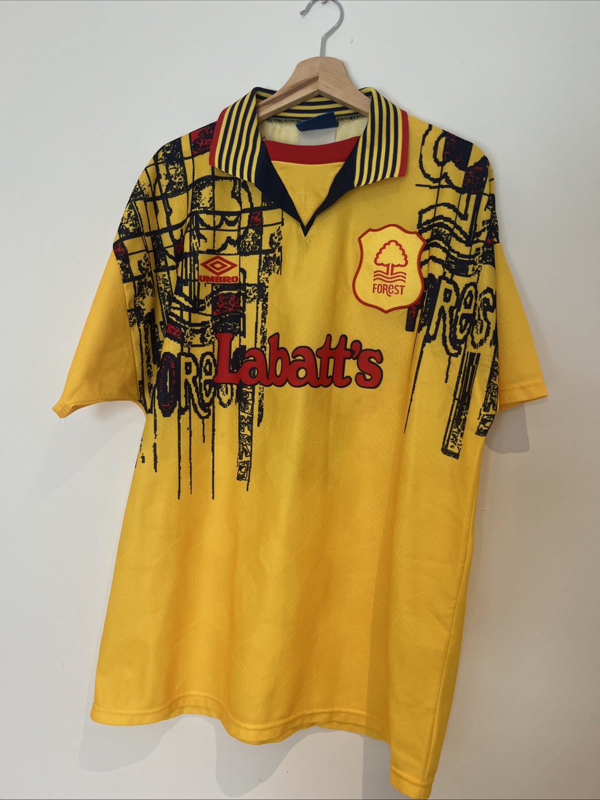 1995-97 Nottingham Forest Umbro Away Shirt, XL for sale on Ebay