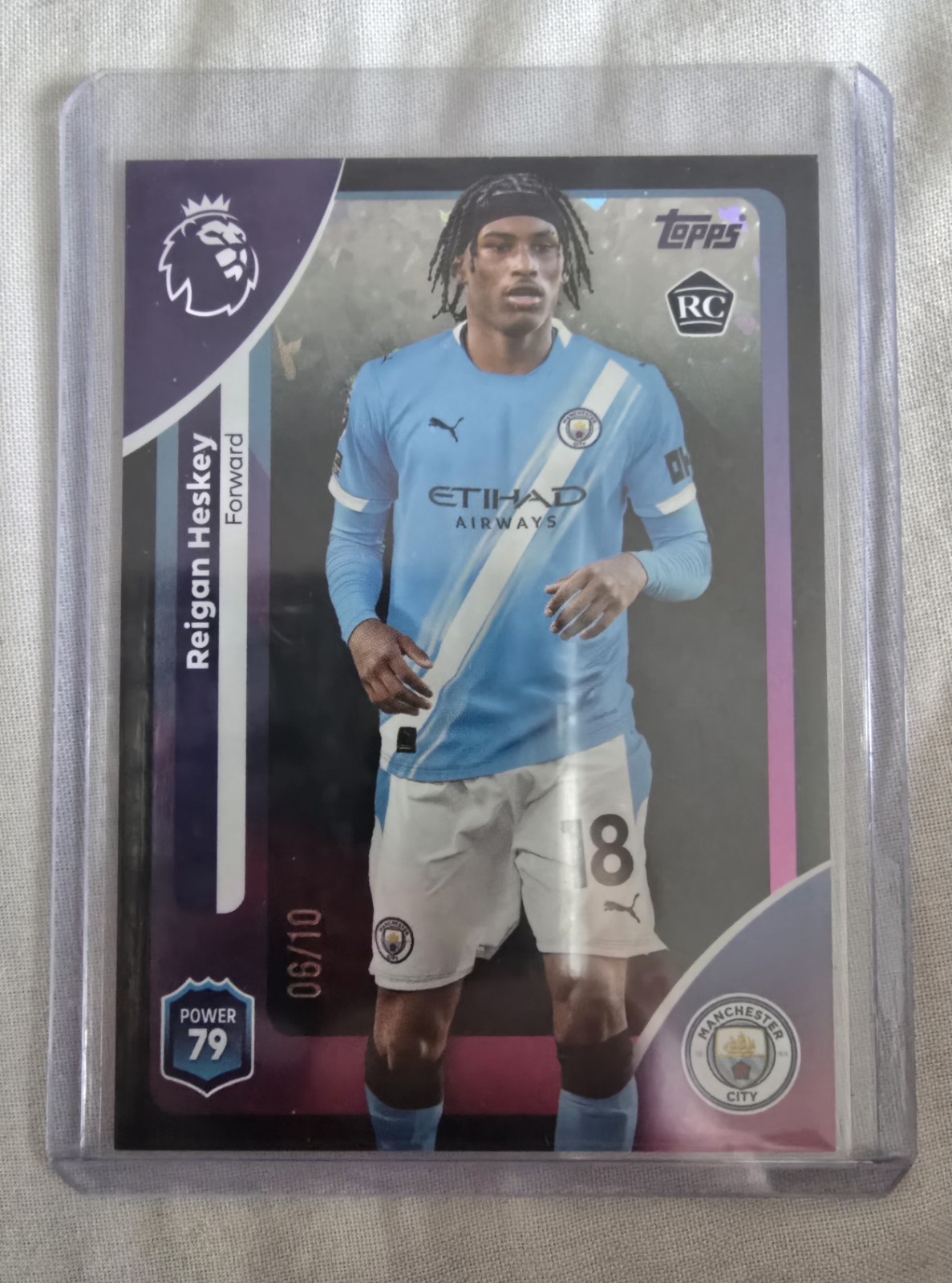 Topps Premier League - Reigan Heskey Rookie Card- 06/10 - Manchester City for sale on Ebay
