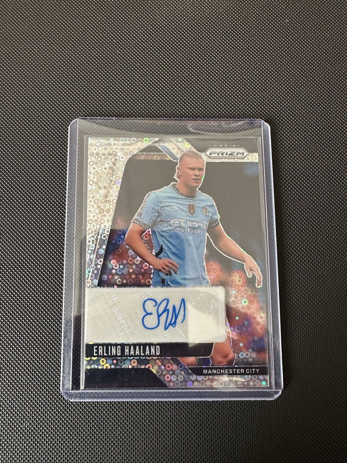 2024/25 Panini Prizm ERLING HAALAND AUTO  Manchester City Premier League for sale on Ebay