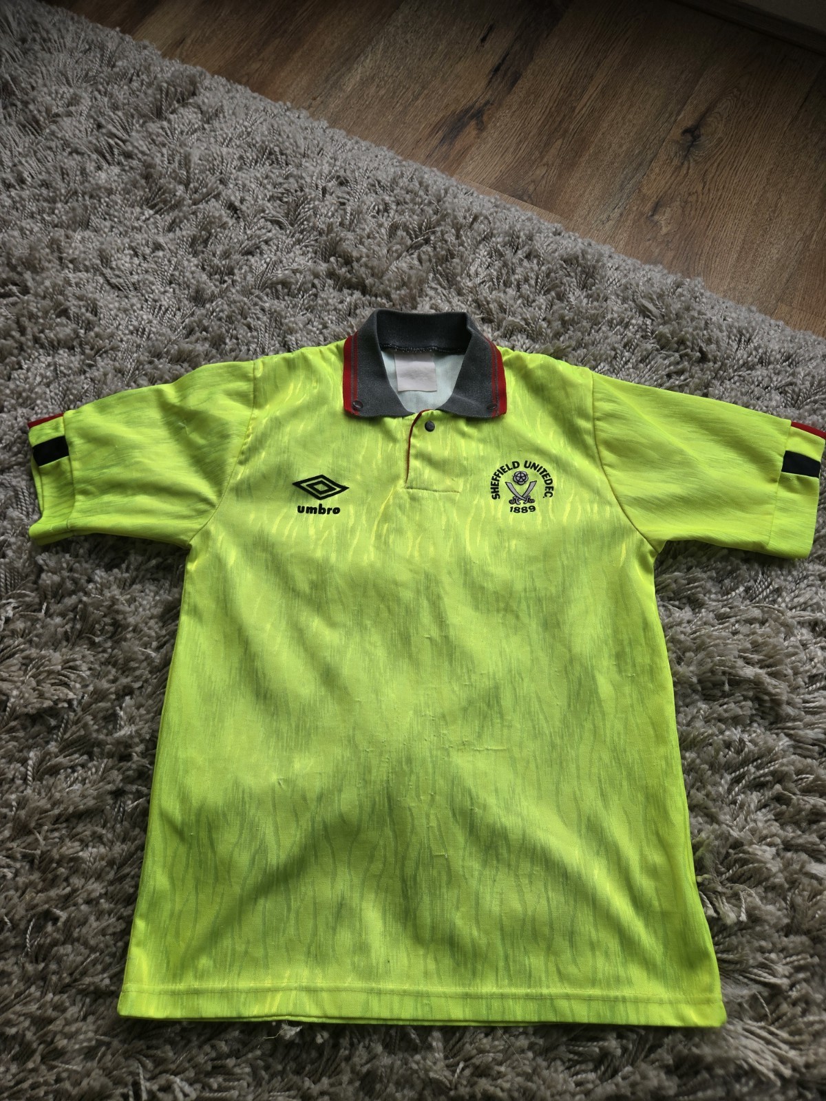 Vintage 1990 Sheffield United Away Shirt (Childs Size) for sale on Ebay