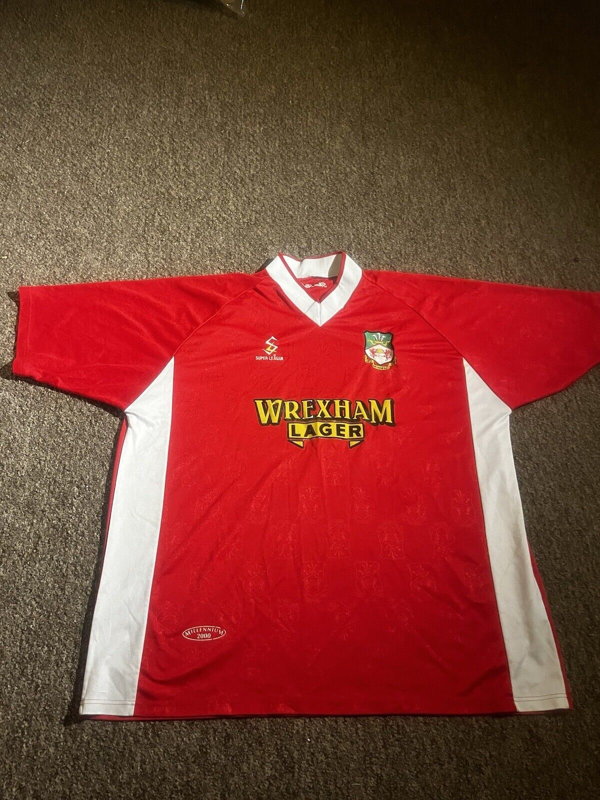 Very Rare Wrexham AFC 1999/2000 Home Shirt XXL *Match Worn* for sale on Ebay