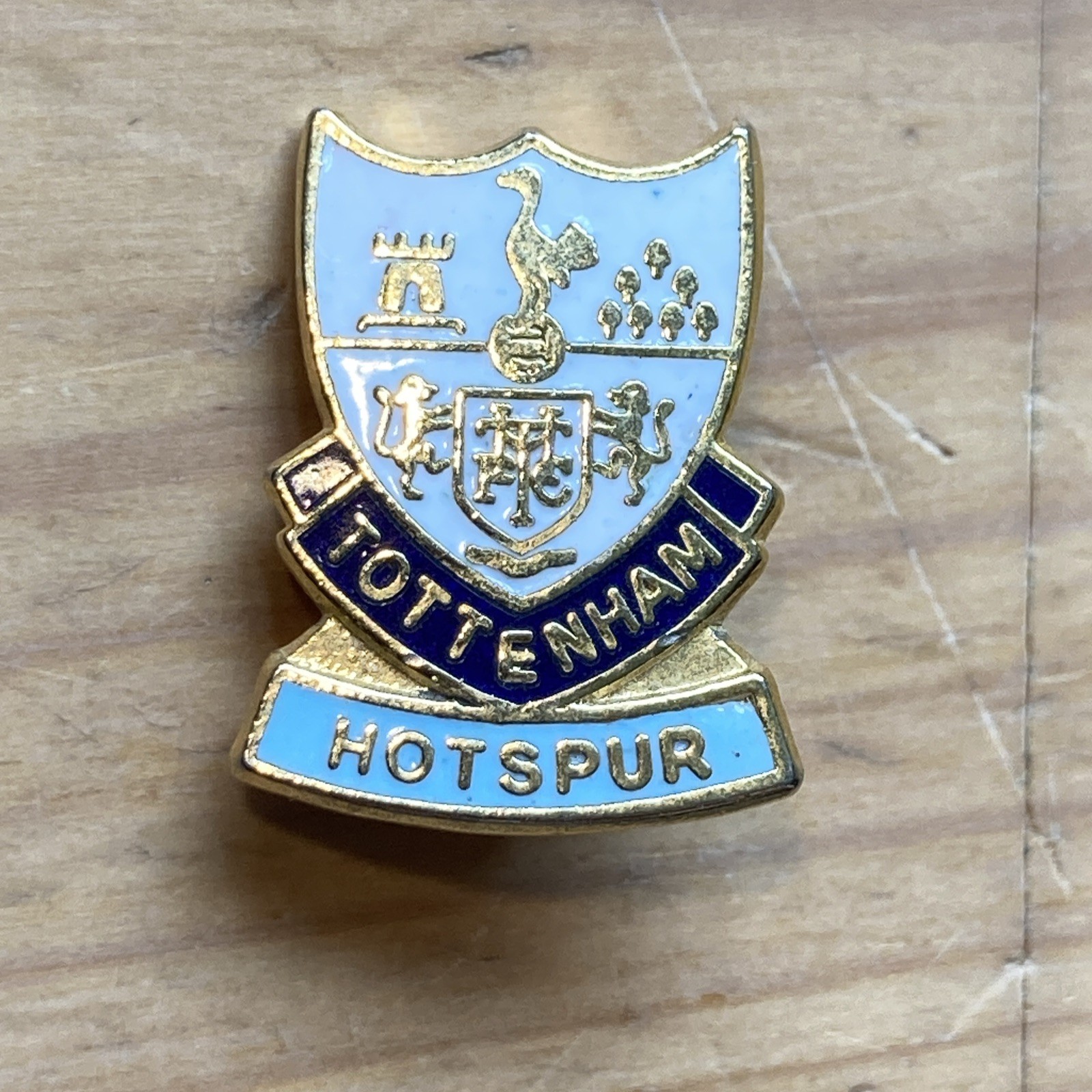 Vintage Tottenham Hotspur Enamel Pin Badge for sale on Ebay