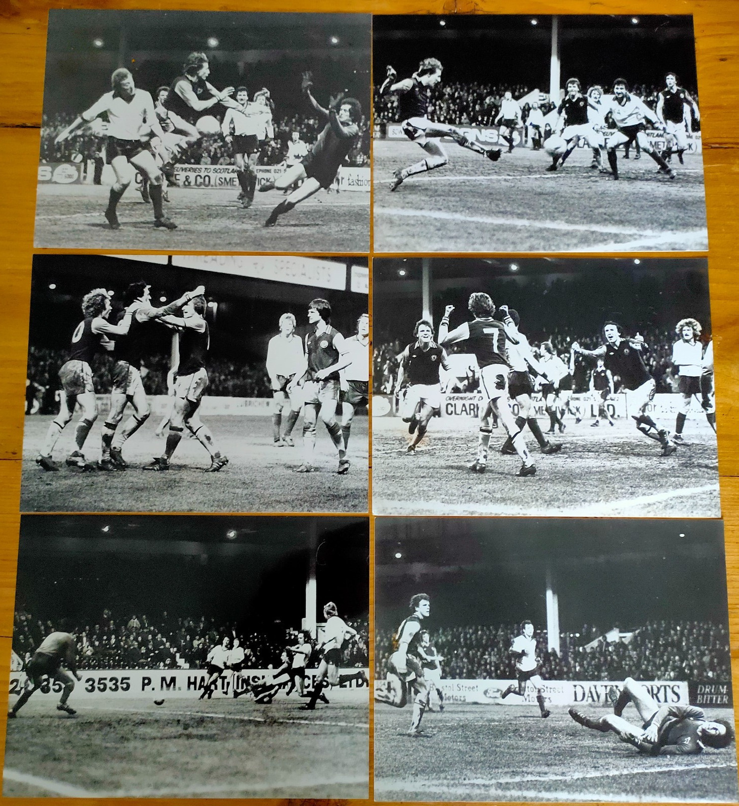 ASTON VILLA    v   DERBY COUNTY    -  11th   April  1979   - 6 PRESS PHOTOS for sale on Ebay